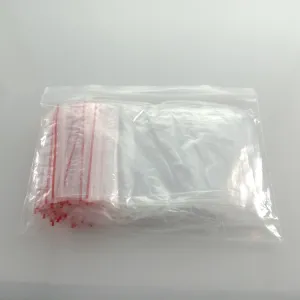 100pcs Clipseal Bags 7x10cm Satchels Small Plastic Zip Bags Sealer Thin