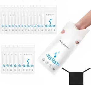 12/20 Pack Disposable Urinal Bags,750ML Portable Travel Pee Bags Camping Pee Bags Emergency Unisex Urine Bags for Hiking, Traffic Jams, Pregnant, Patient, Kids