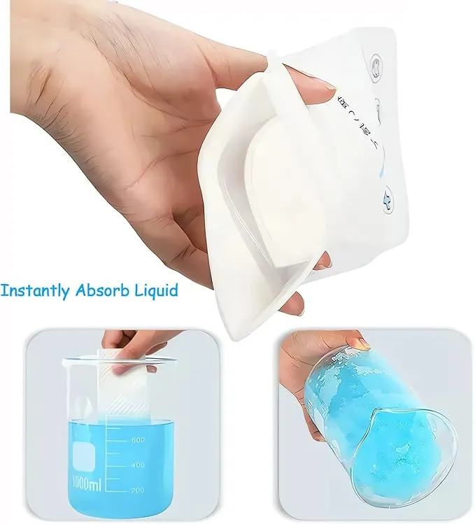 12/20 Pack Disposable Urinal Bags,750ML Portable Travel Pee Bags Camping Pee Bags Emergency Unisex Urine Bags for Hiking, Traffic Jams, Pregnant, Patient, Kids
