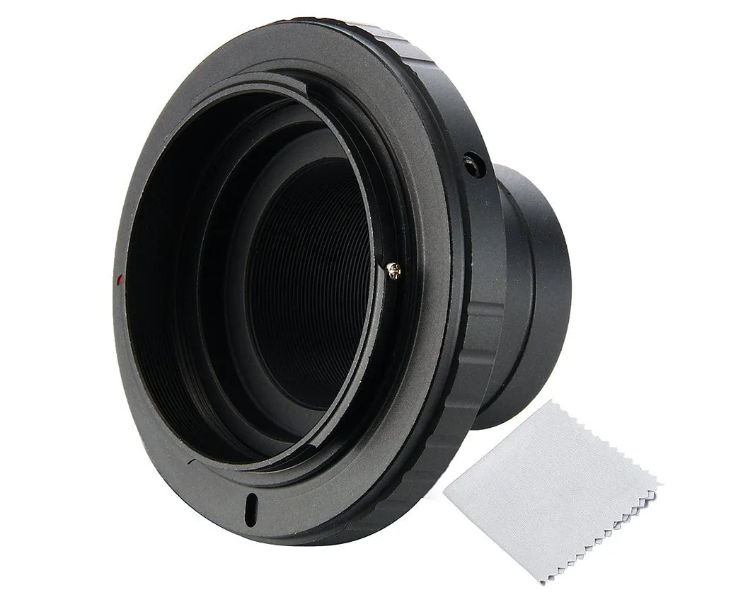 1.25" Nikon Telescope Adapter and Extension Tube with T2 Ring to F Mount DSLR Cameras