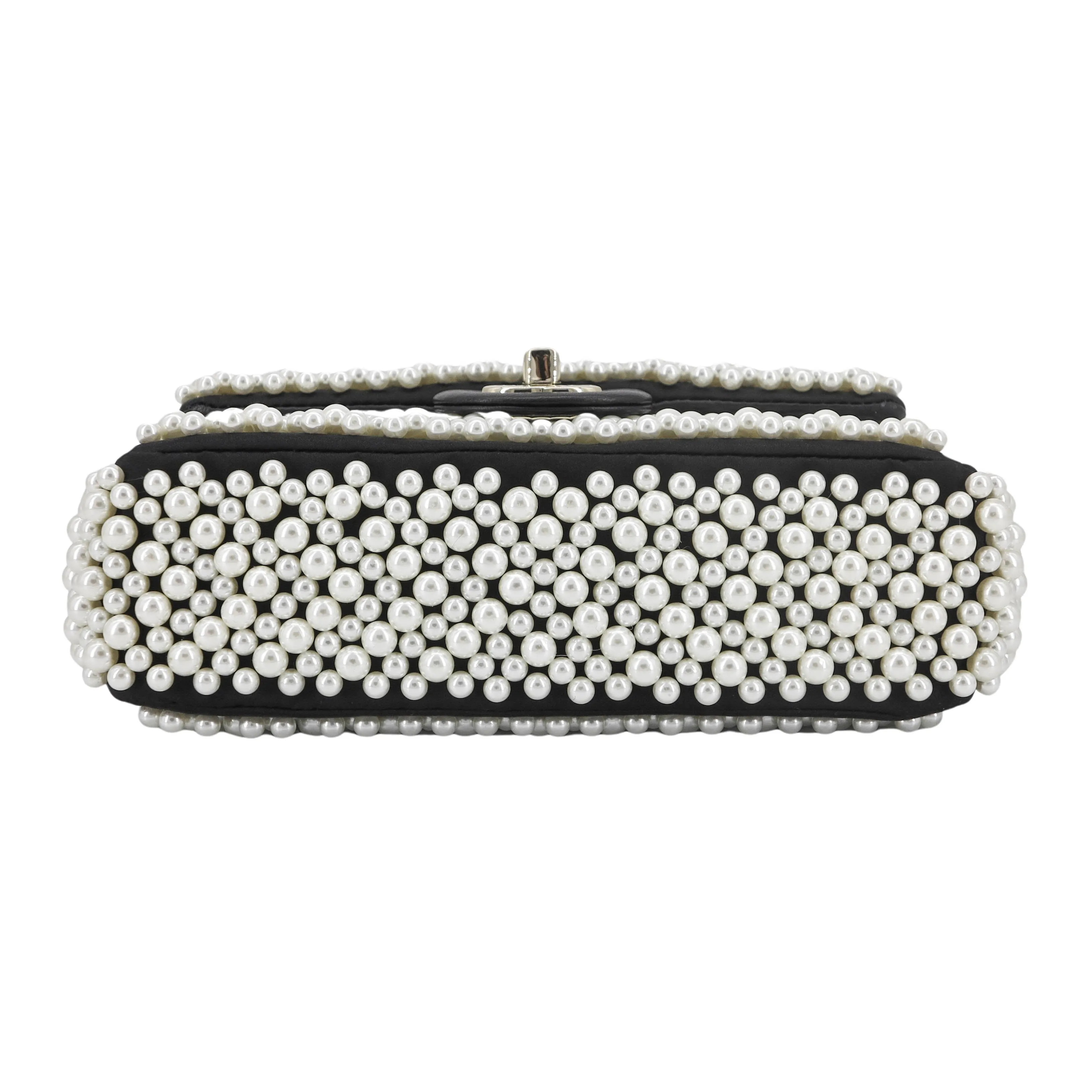 19S Mini Pearl Flap Bag