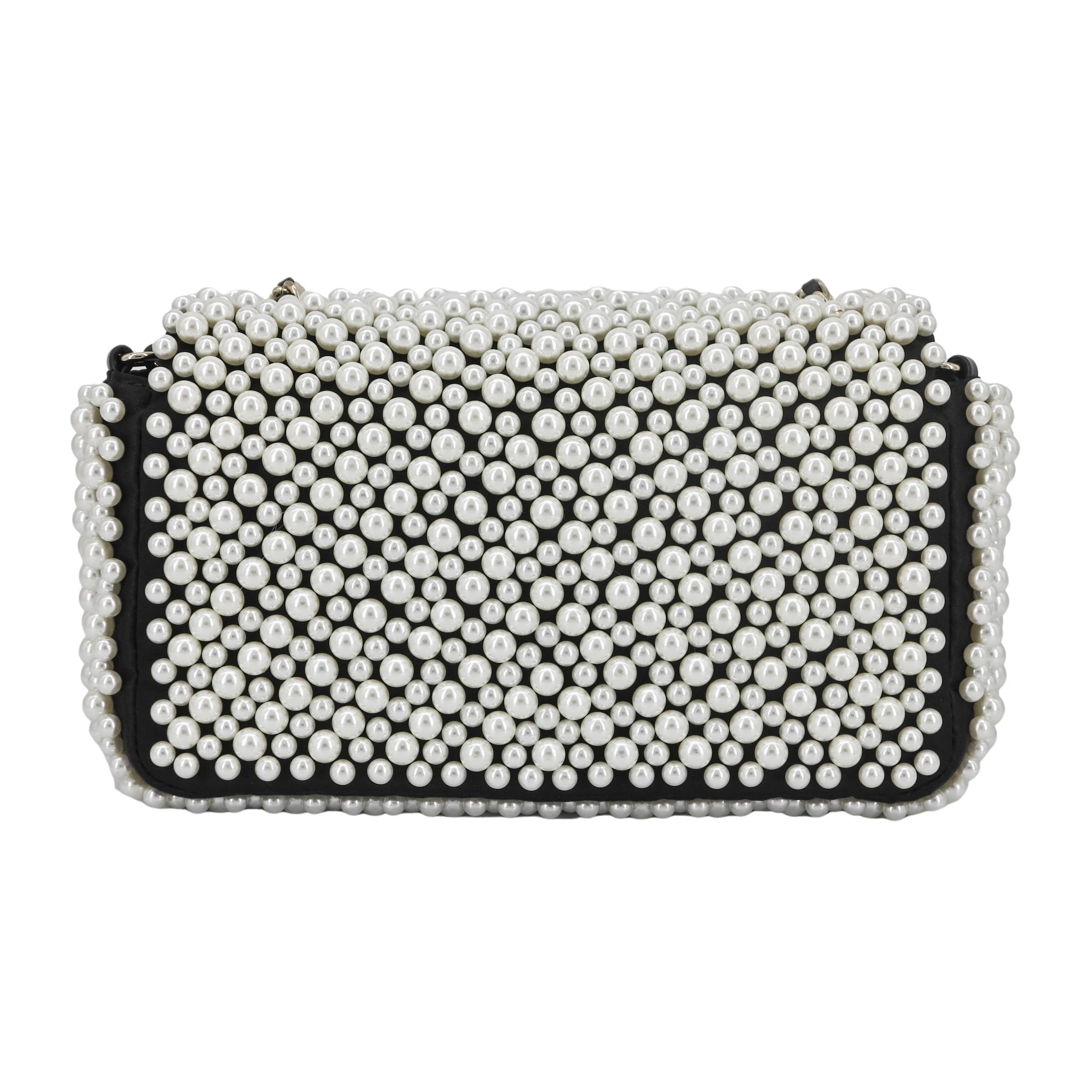 19S Mini Pearl Flap Bag