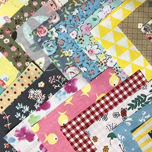 200 pcs Fabric Squares Sheets Patchwork Craft Cotton Quilting Fabric Bundles