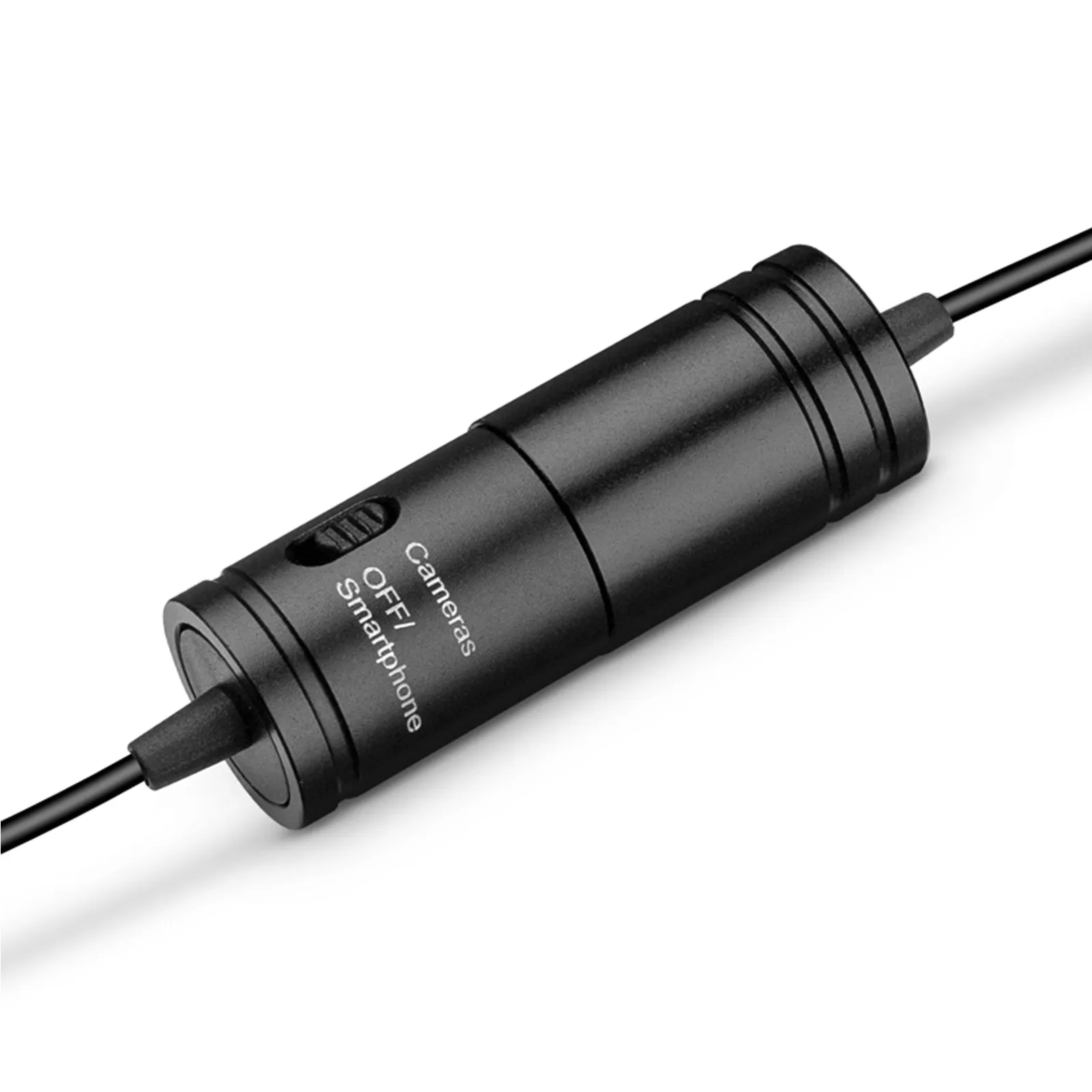 3.5mm TRRS/TRS Universal Lavaliere Microphone for Smartphone App & DSLR Video Camera