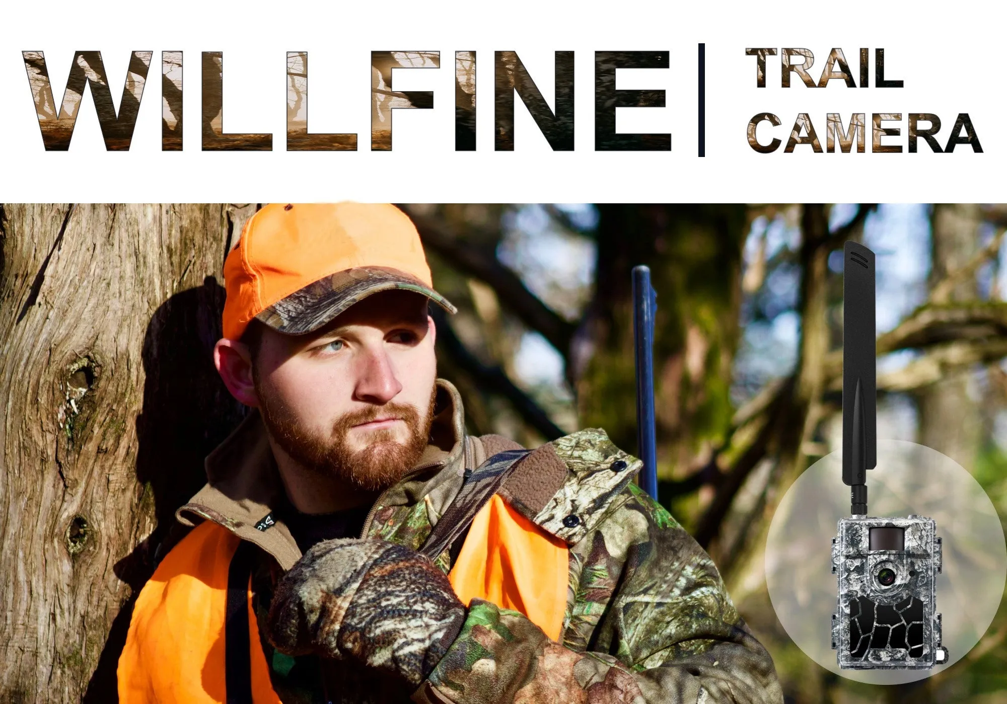 4G LTE Trail Camera & GPS Tracker 24MP Photo 1080p FHD Video Stream Smart Android / iOS App