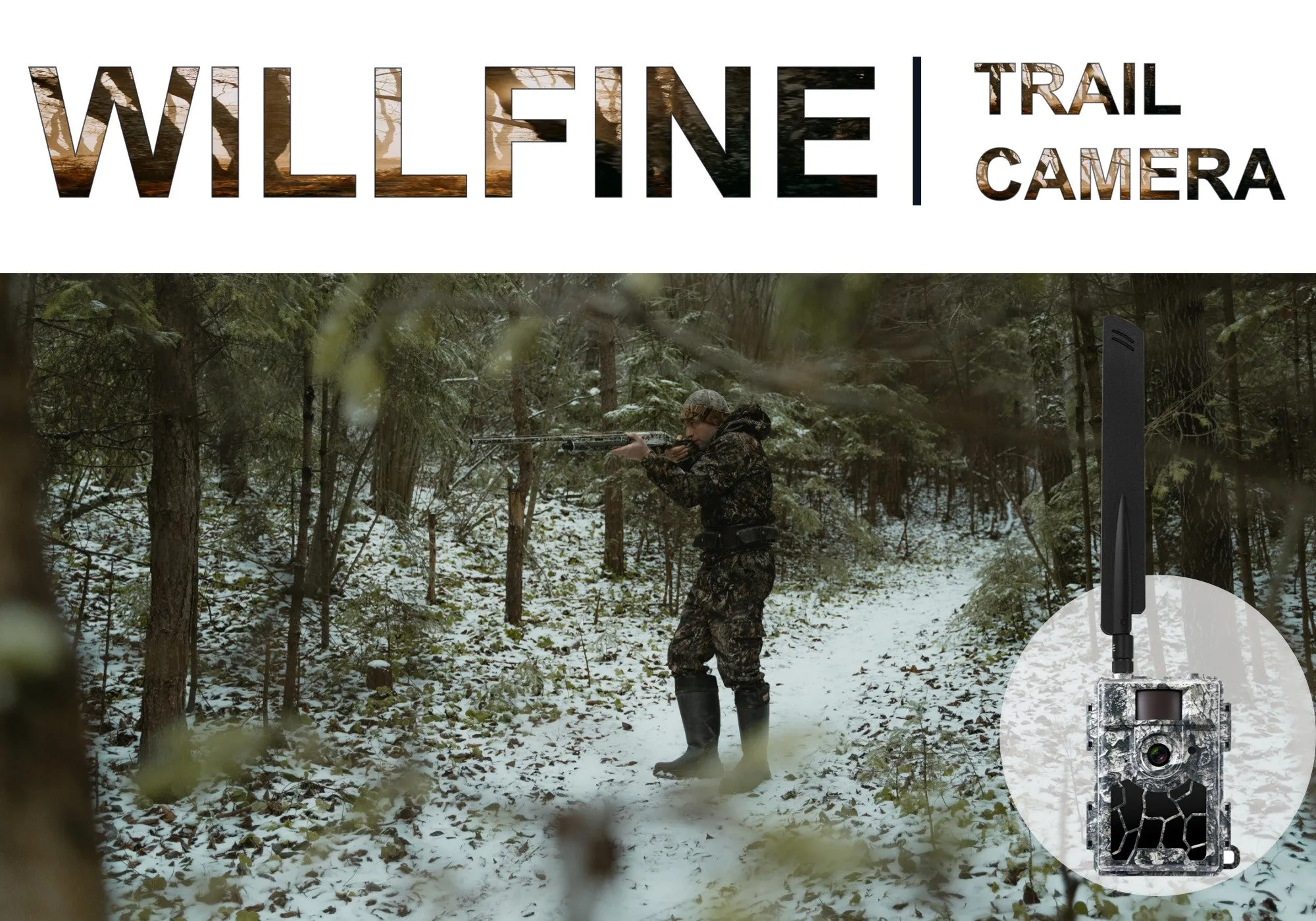 4G LTE Trail Camera & GPS Tracker 24MP Photo 1080p FHD Video Stream Smart Android / iOS App