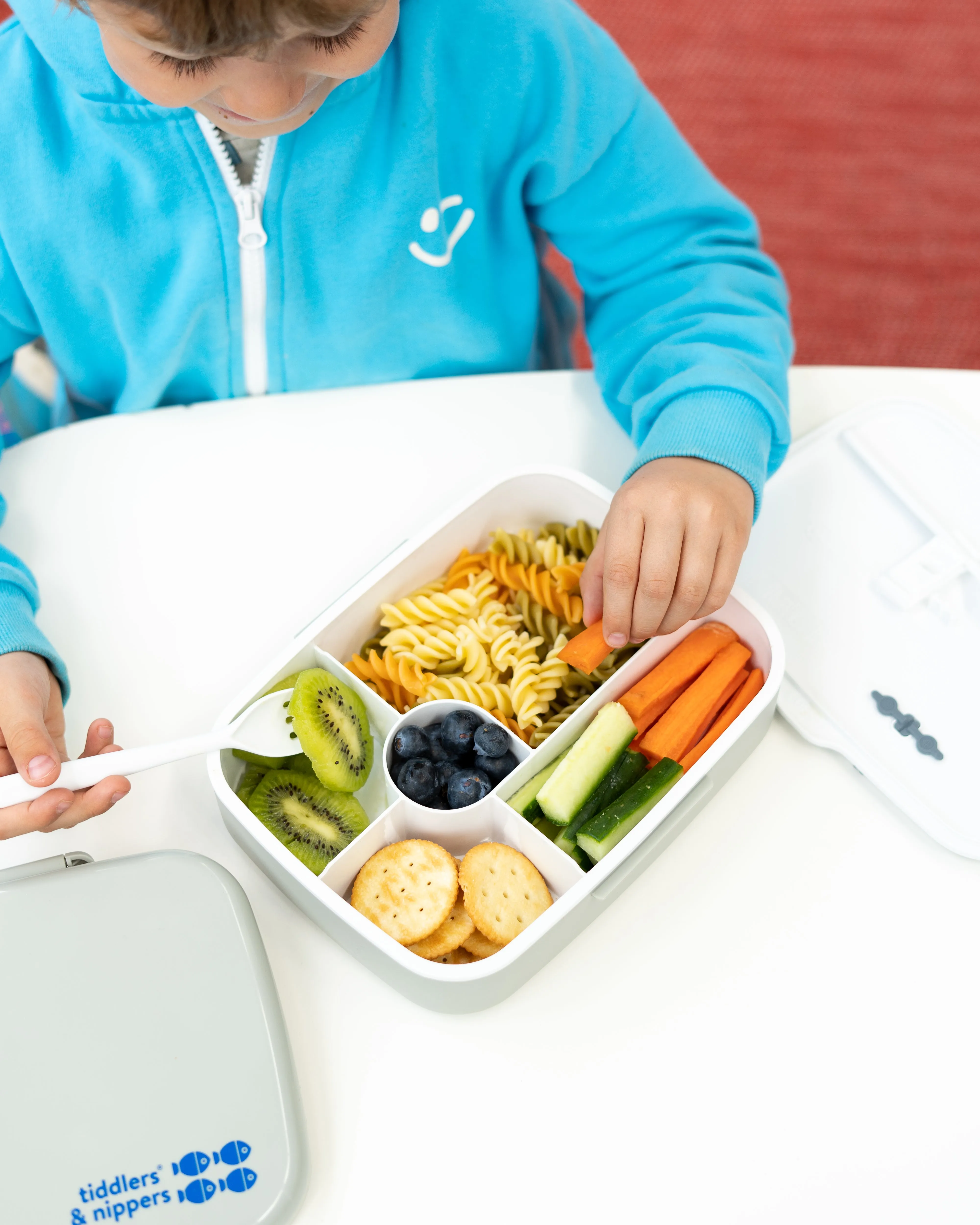 5 Compartment Lunch / Bento Box for Kids & Adults! | Includes Cutlery - Fork & Spoon | Leak-Proof & BPA-Free | Microwave, Freezer & Dishwasher Safe