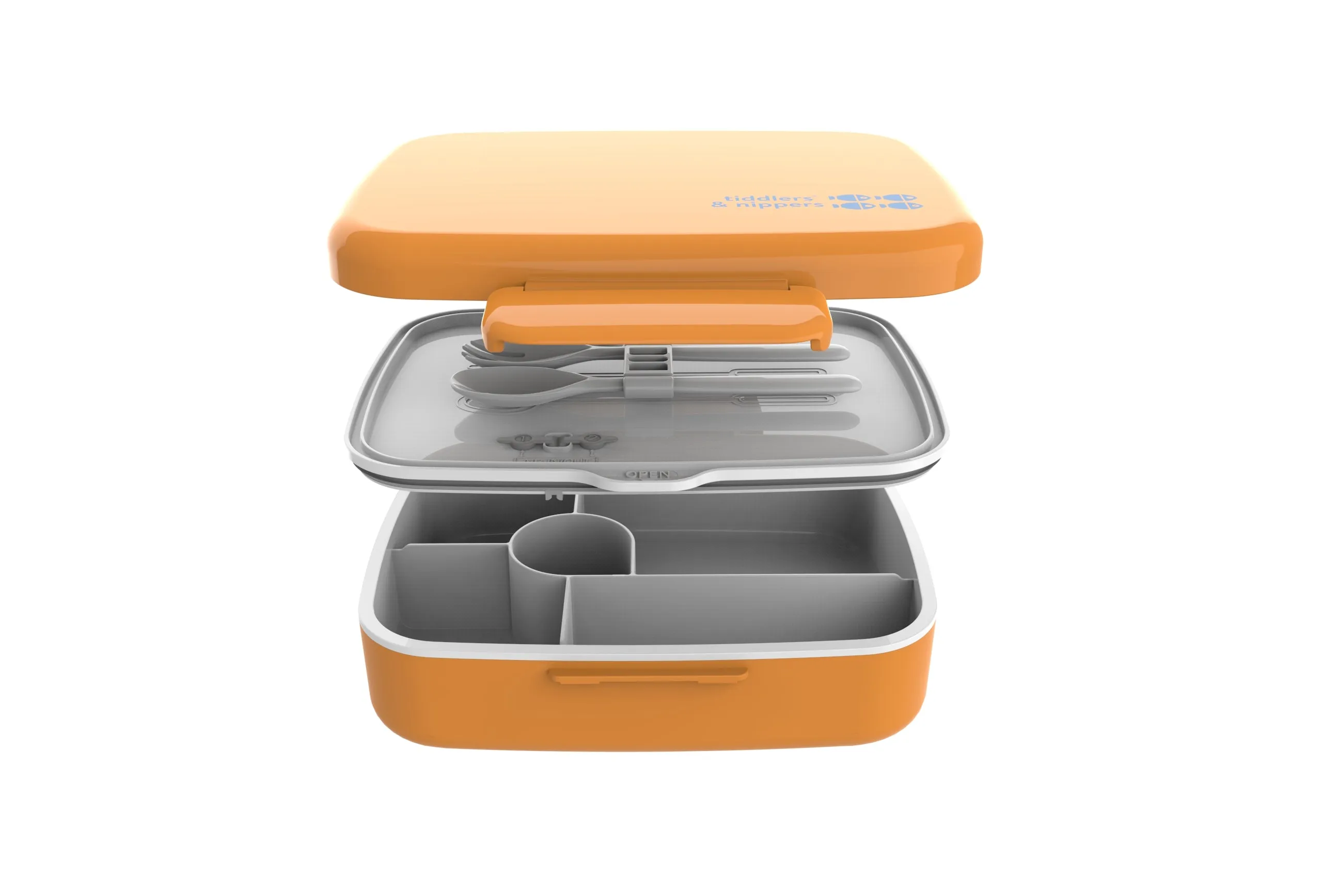 5 Compartment Lunch / Bento Box for Kids & Adults! | Includes Cutlery - Fork & Spoon | Leak-Proof & BPA-Free | Microwave, Freezer & Dishwasher Safe