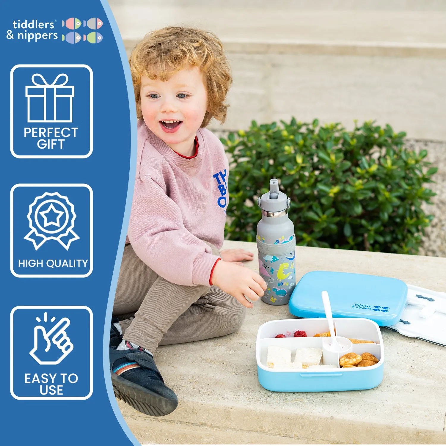 5 Compartment Lunch / Bento Box for Kids & Adults! | Includes Cutlery - Fork & Spoon | Leak-Proof & BPA-Free | Microwave, Freezer & Dishwasher Safe