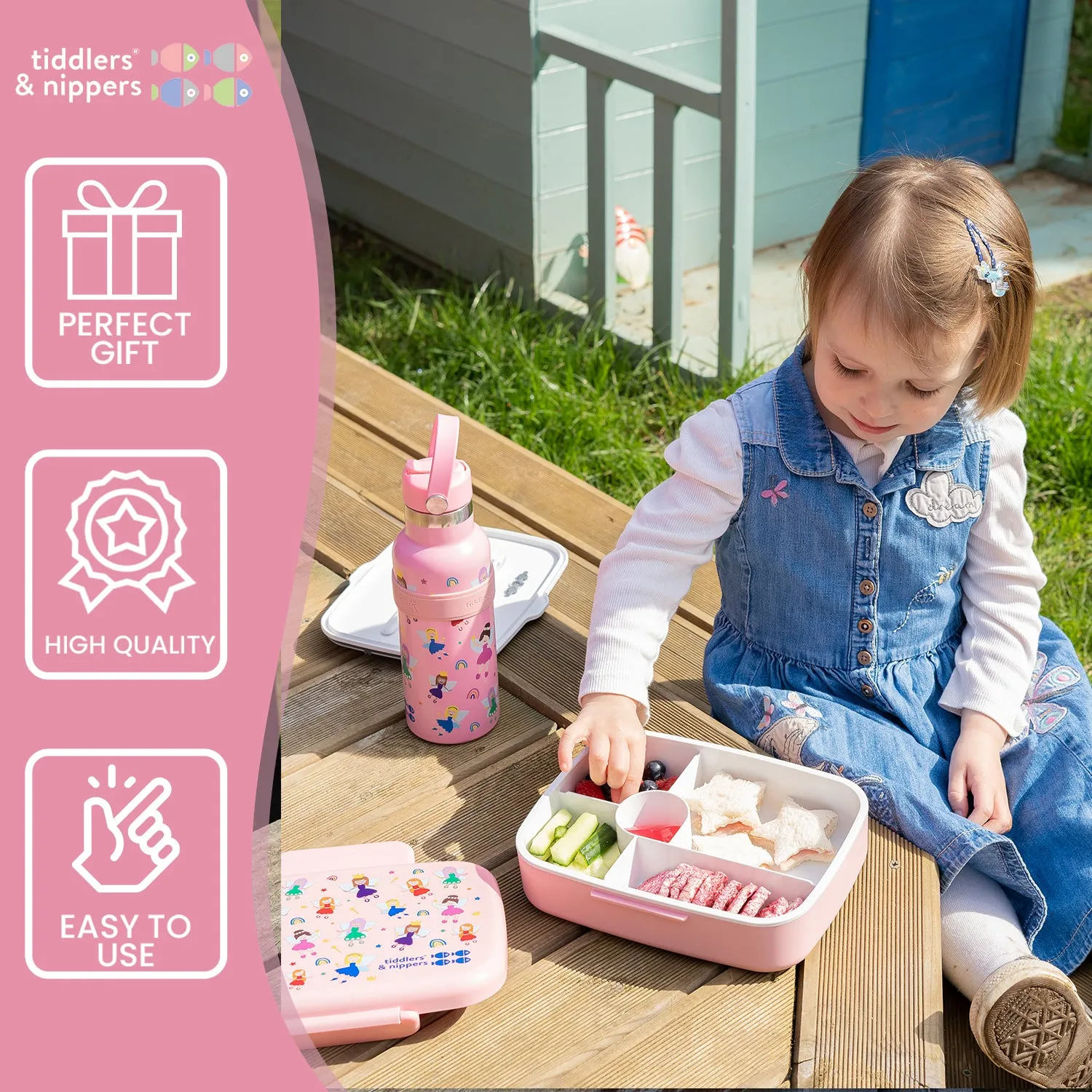 5 Compartment Lunch / Bento Box for Kids & Adults! | Includes Cutlery - Fork & Spoon | Leak-Proof & BPA-Free | Microwave, Freezer & Dishwasher Safe