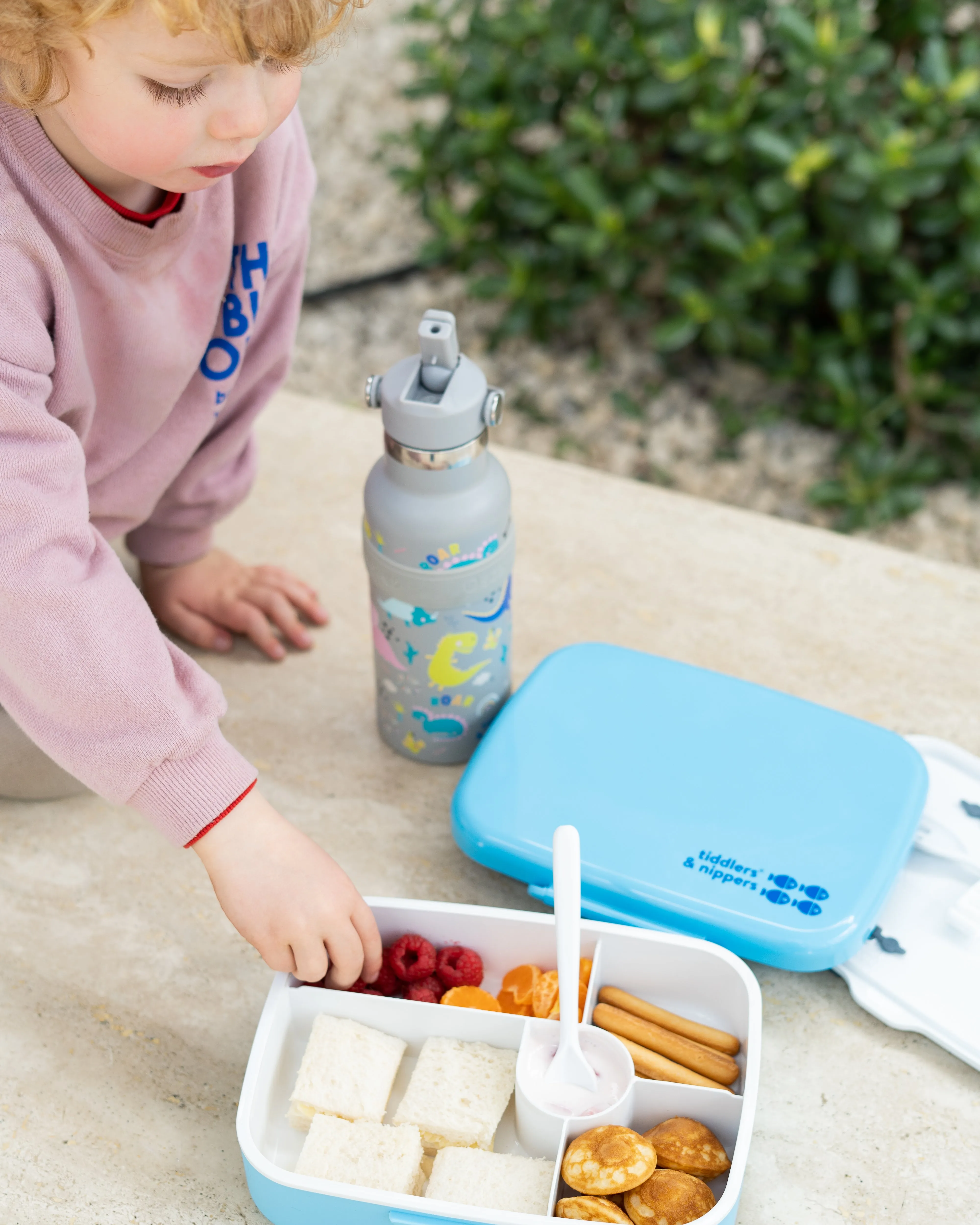 5 Compartment Lunch / Bento Box for Kids & Adults! | Includes Cutlery - Fork & Spoon | Leak-Proof & BPA-Free | Microwave, Freezer & Dishwasher Safe