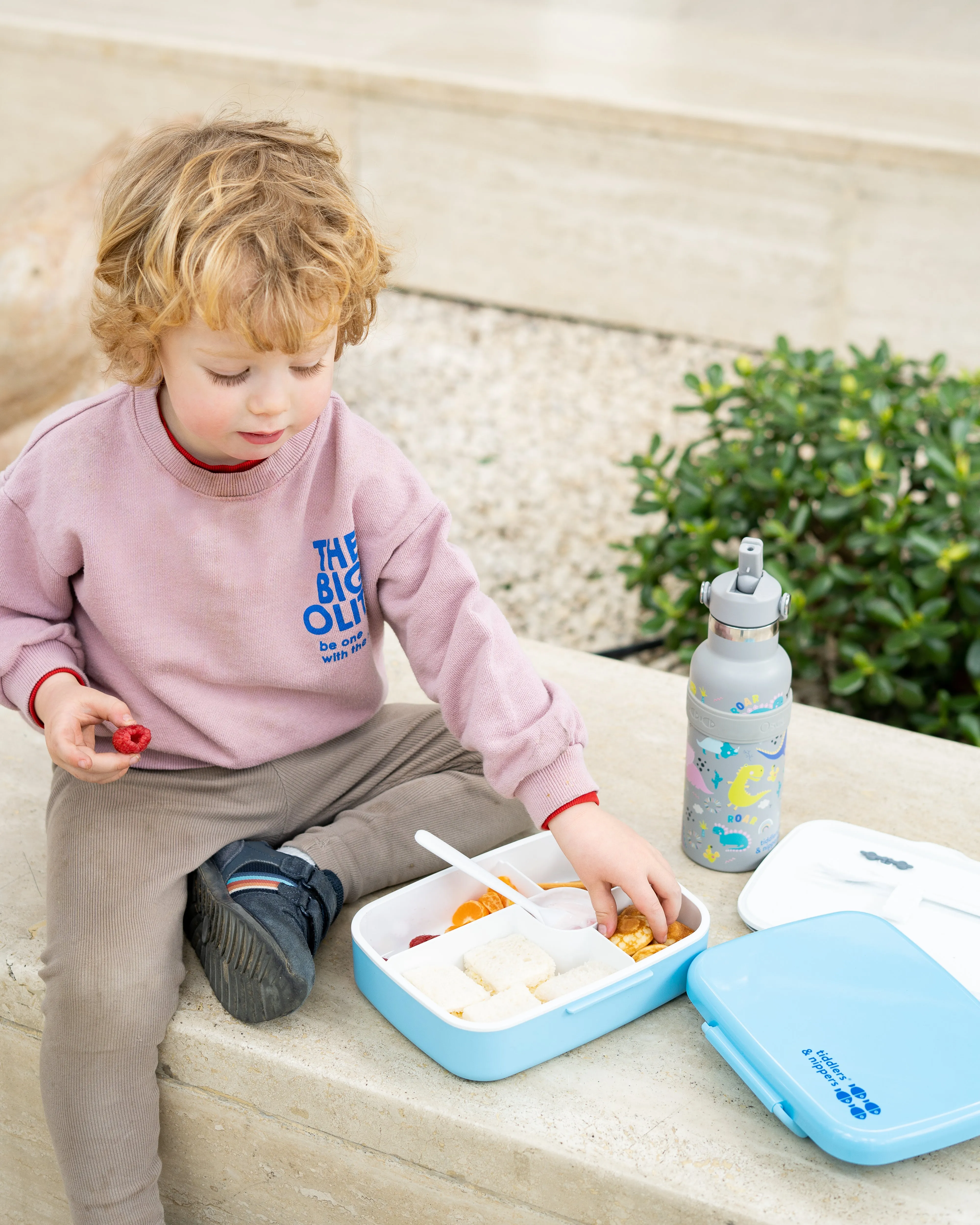 5 Compartment Lunch / Bento Box for Kids & Adults! | Includes Cutlery - Fork & Spoon | Leak-Proof & BPA-Free | Microwave, Freezer & Dishwasher Safe