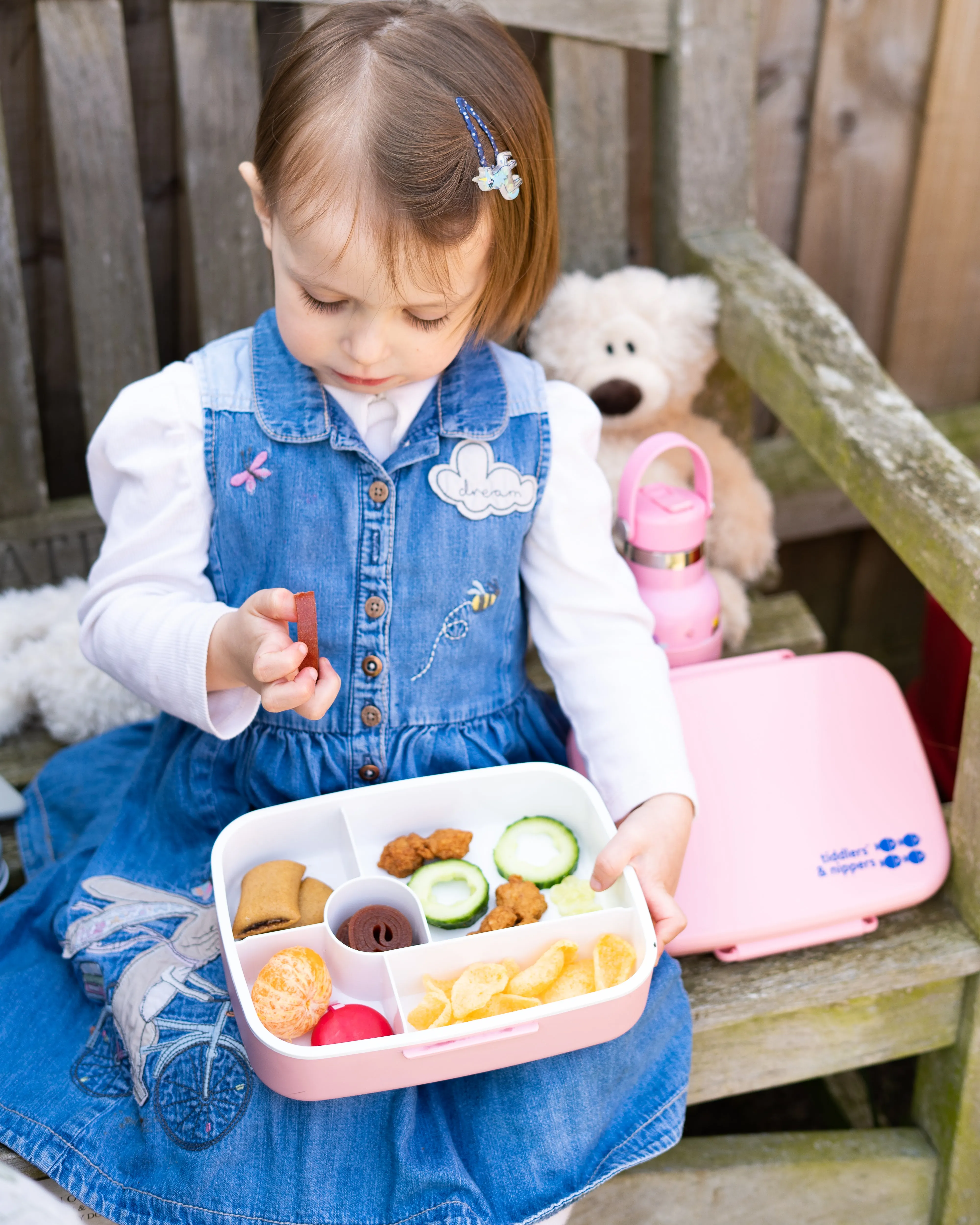 5 Compartment Lunch / Bento Box for Kids & Adults! | Includes Cutlery - Fork & Spoon | Leak-Proof & BPA-Free | Microwave, Freezer & Dishwasher Safe
