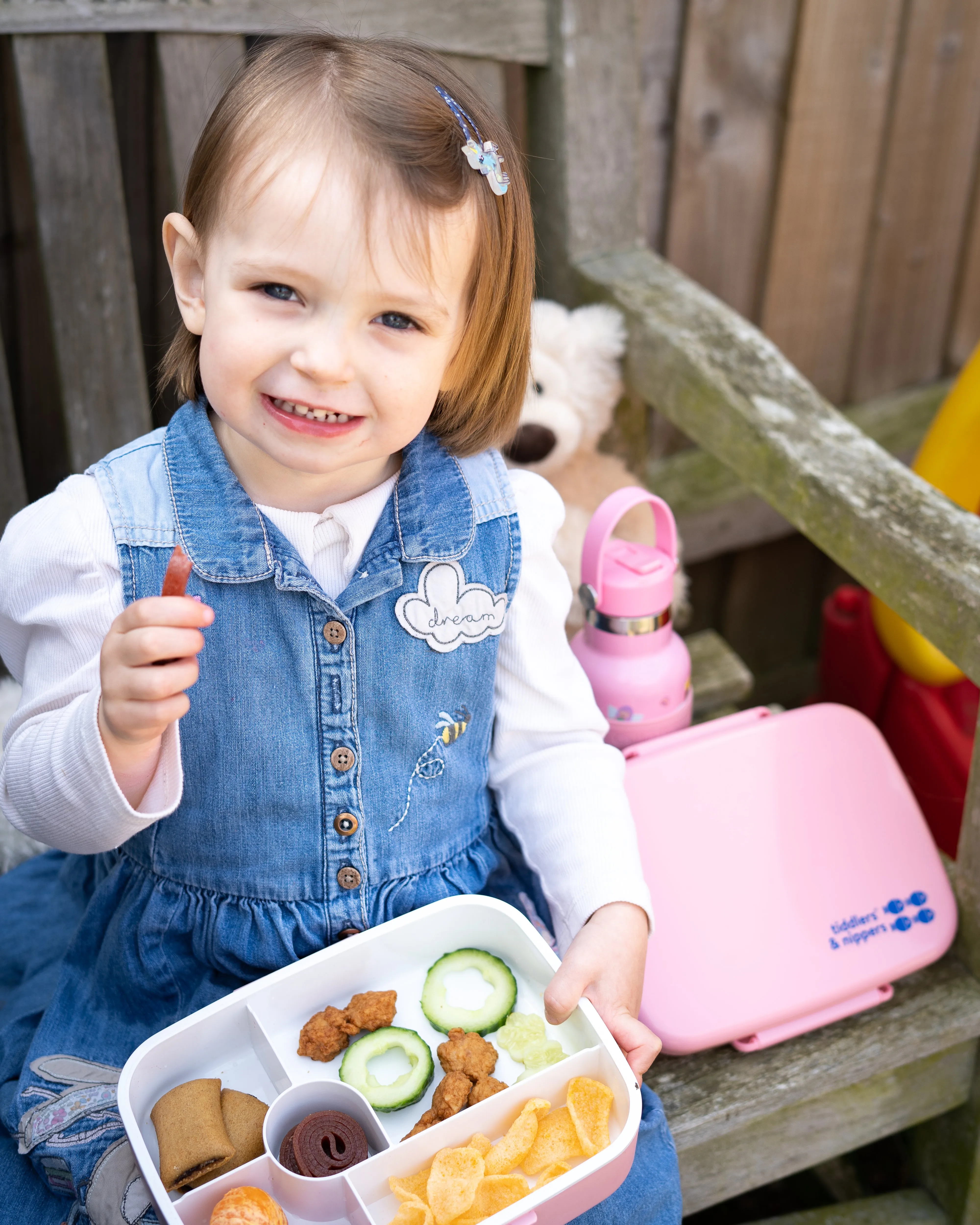 5 Compartment Lunch / Bento Box for Kids & Adults! | Includes Cutlery - Fork & Spoon | Leak-Proof & BPA-Free | Microwave, Freezer & Dishwasher Safe
