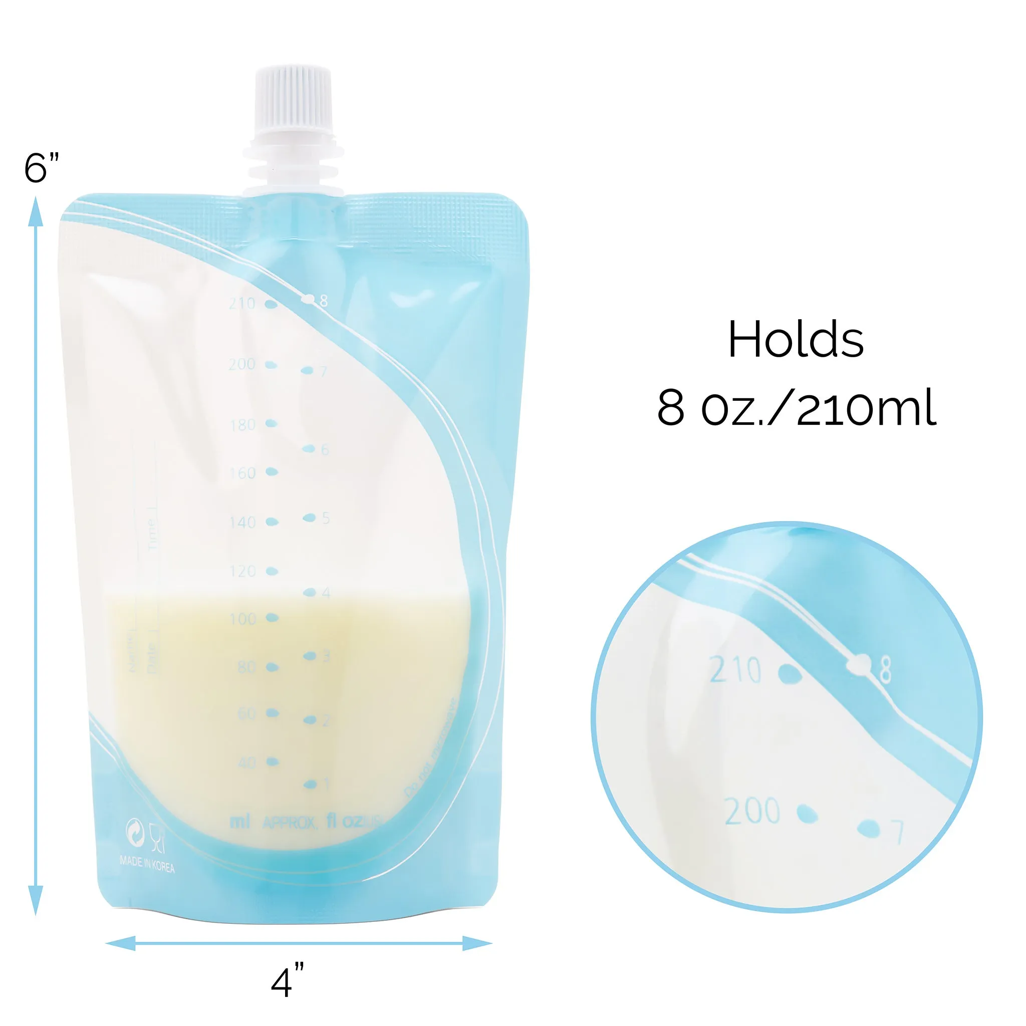 50 Pump and Store Milk Bags