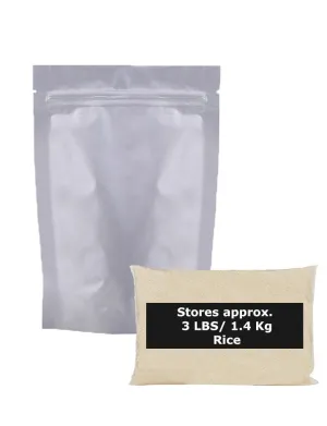 50 X 1 Gallon Ziplock Mylar Bags (5 mil Thickness)