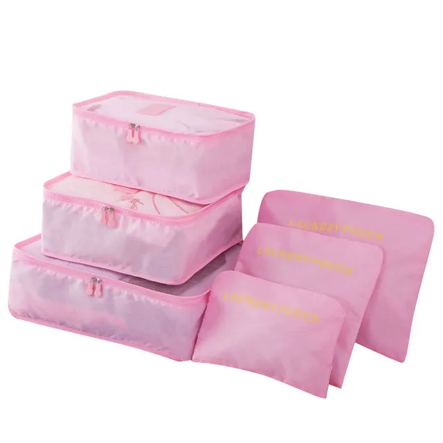 6pcs Travel Organizer Bags
