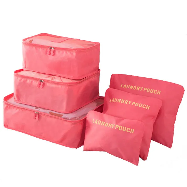 6pcs Travel Organizer Bags