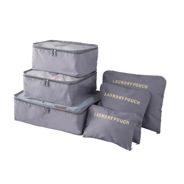 6pcs Travel Organizer Bags