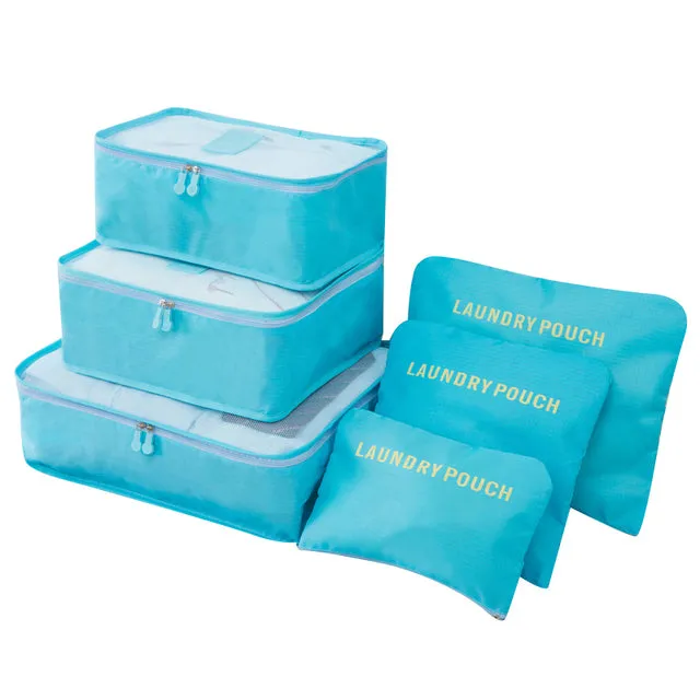 6pcs Travel Organizer Bags