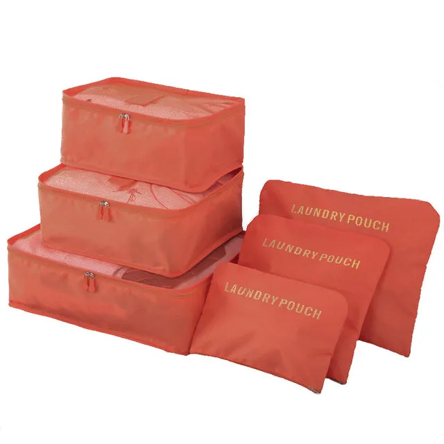 6pcs Travel Organizer Bags