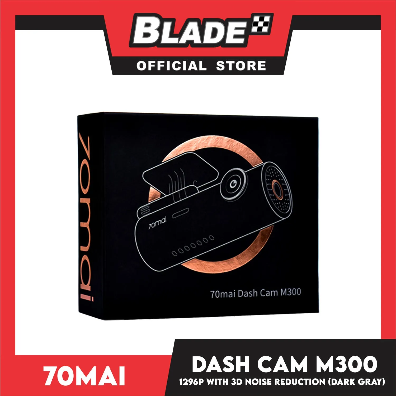 70mai Dash Cam M300 (Dark Gray)