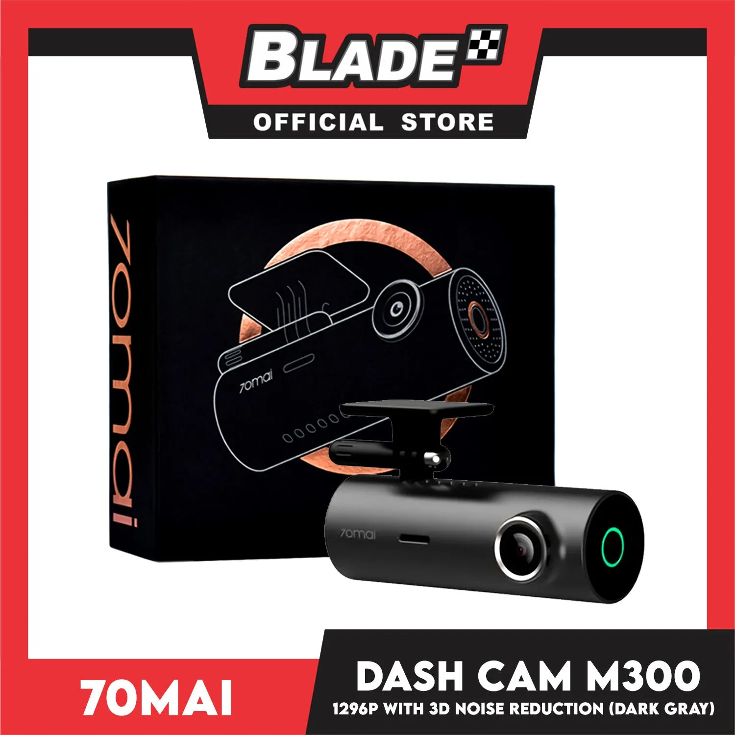 70mai Dash Cam M300 (Dark Gray)