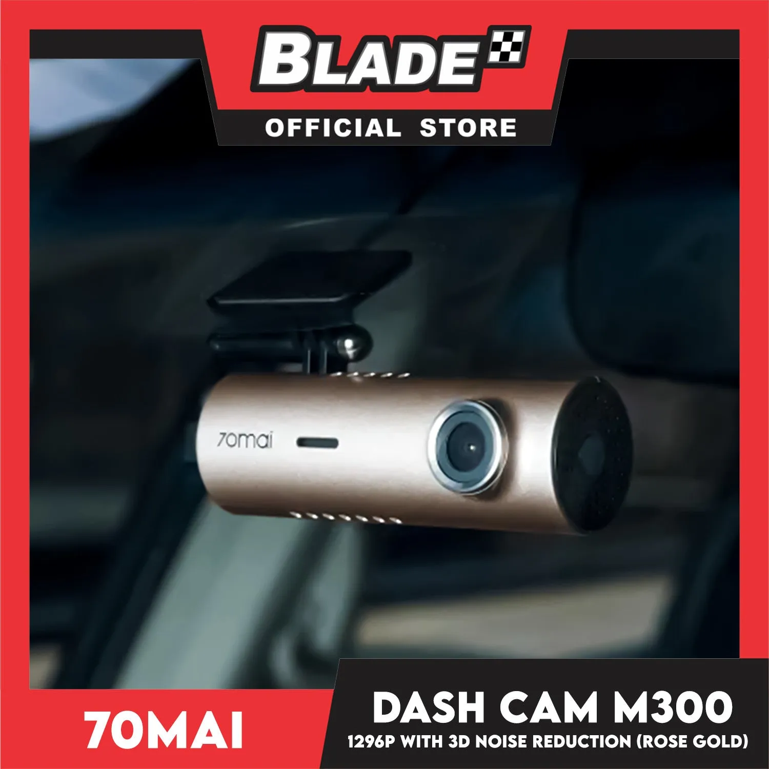 70mai Dash Cam M300 (Rose Gold)