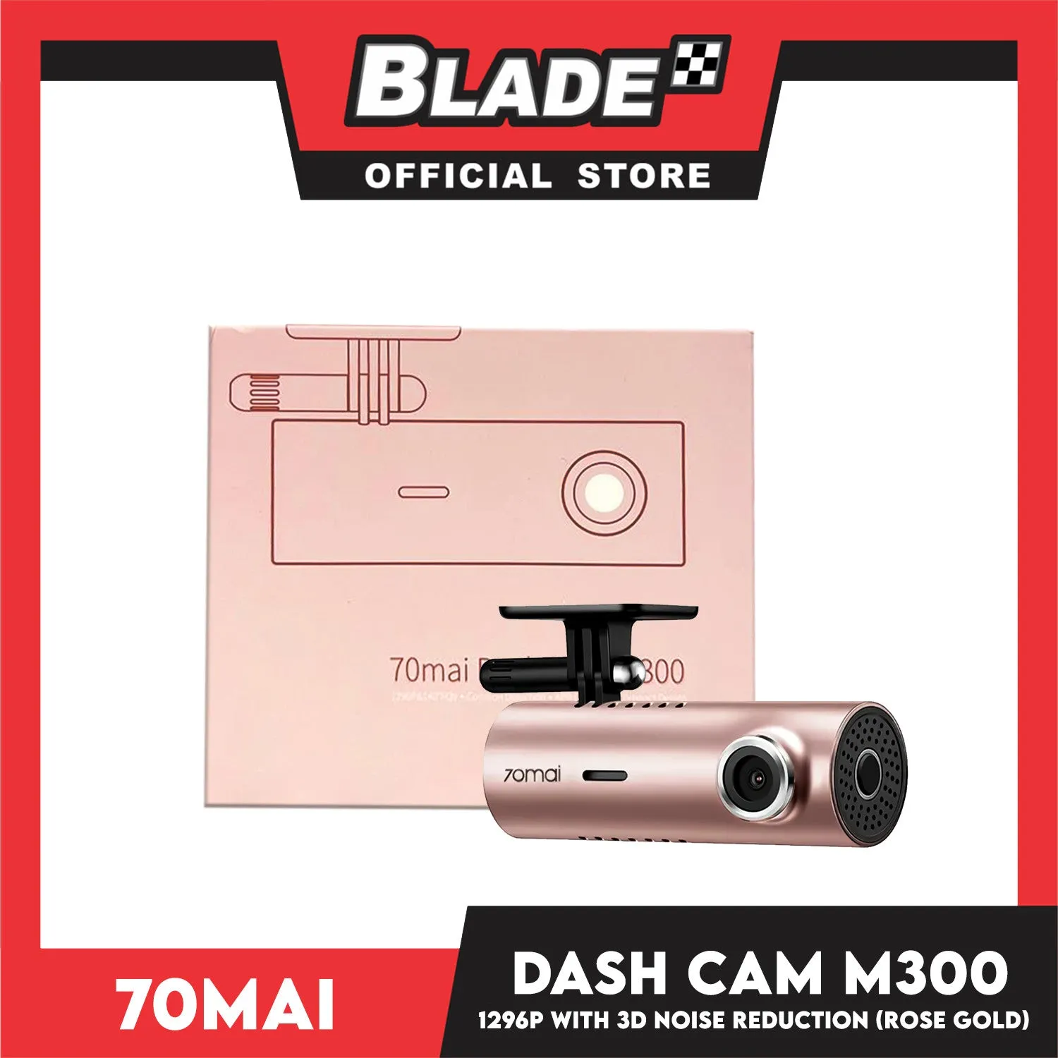 70mai Dash Cam M300 (Rose Gold)