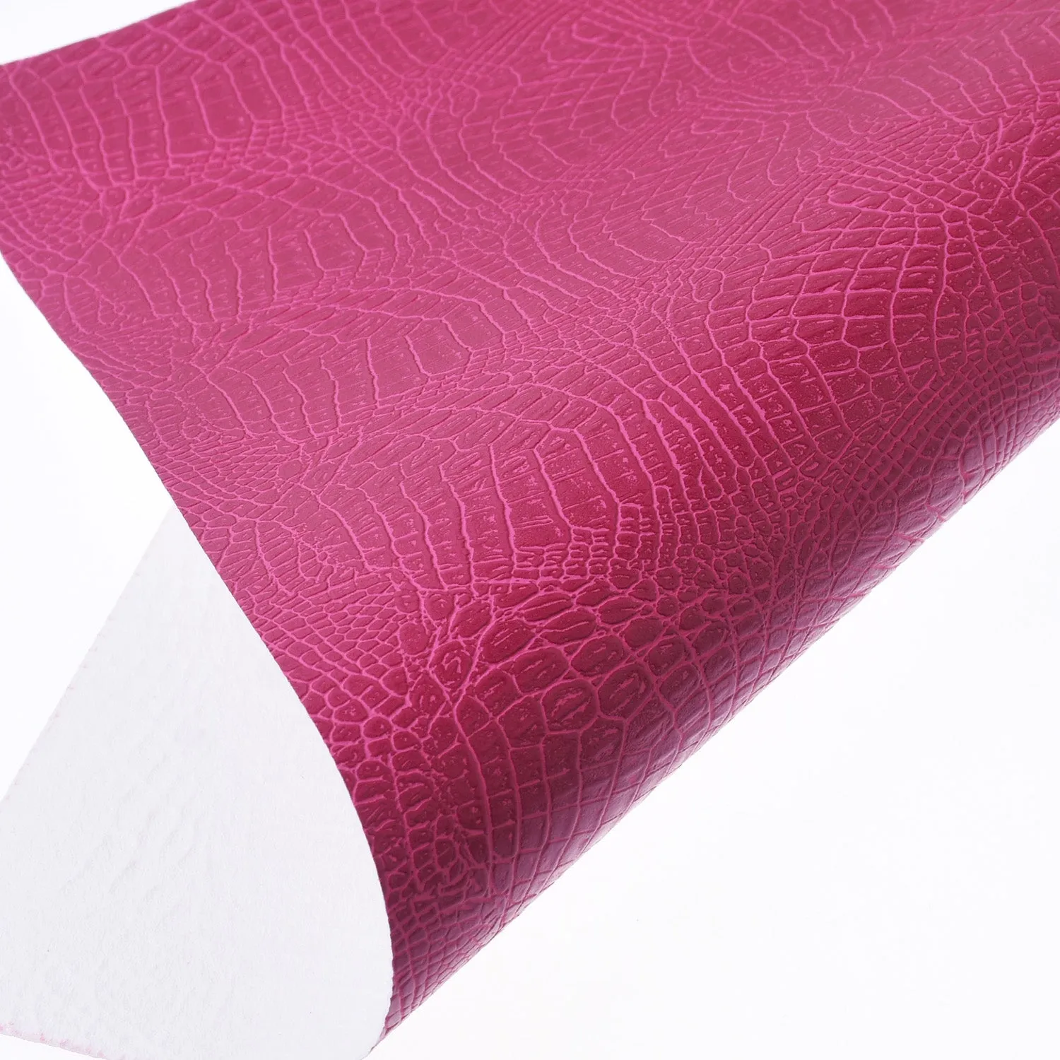 8*12" Crocodile pattern Faux leather sheets PVC Leather Fabric Sheets for bag keychain 1pcs 102650