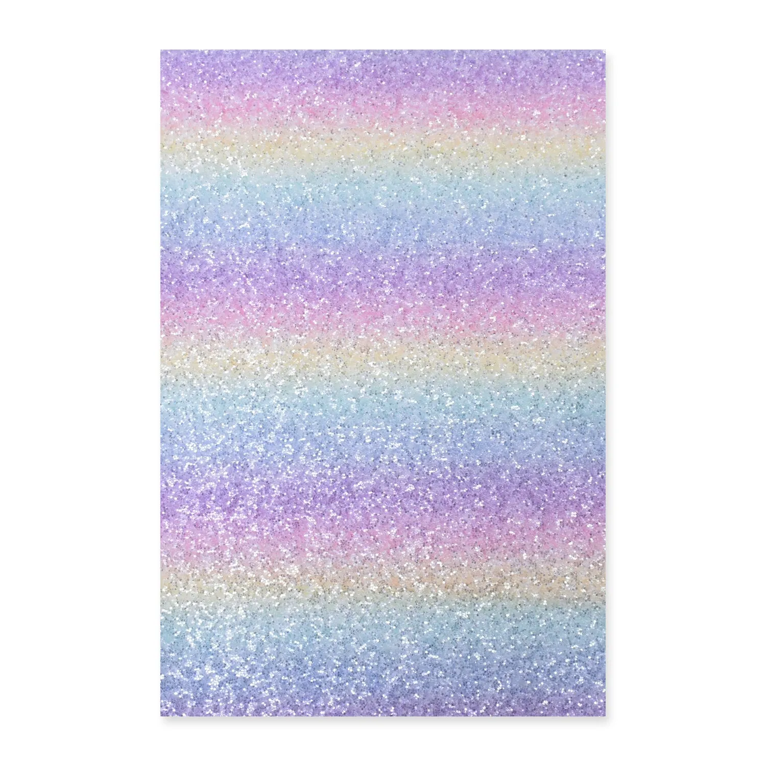 8*12" Glitter Faux leather sheets Rainbow Leather Sheets PU fabric Sheets DIY hair bow jewelry making 1pcs 102625