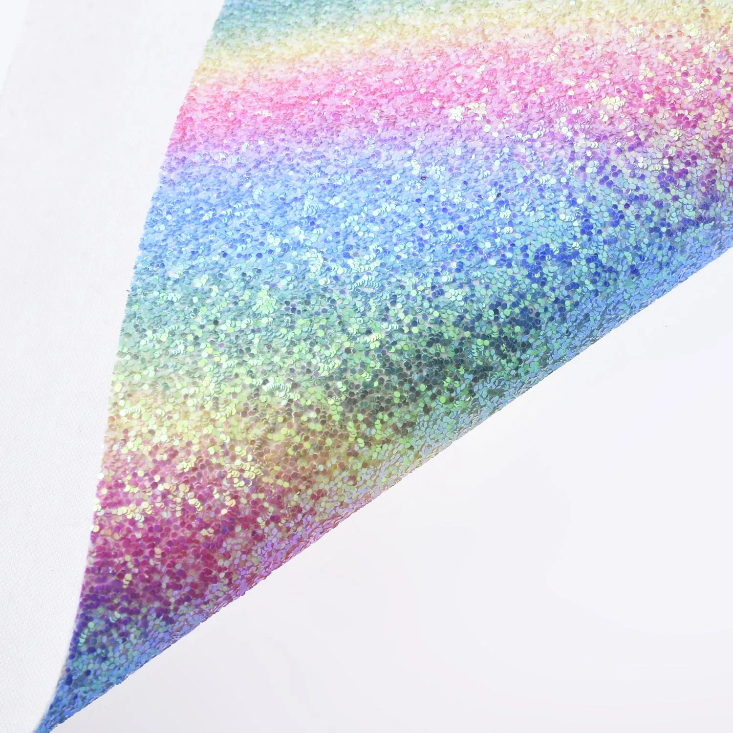 8*12" Glitter Faux leather sheets Rainbow Leather Sheets PU fabric Sheets DIY hair bow jewelry making 1pcs 102625