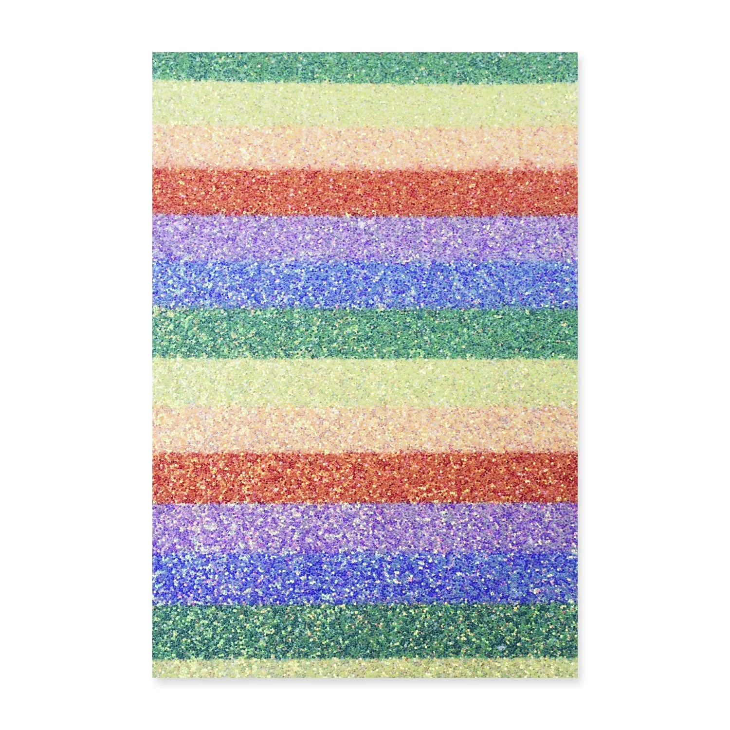8*12" Glitter Faux leather sheets Rainbow Leather Sheets PU fabric Sheets DIY hair bow jewelry making 1pcs 102625