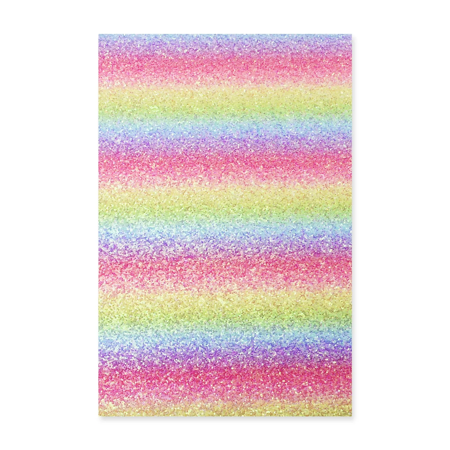8*12" Glitter Faux leather sheets Rainbow Leather Sheets PU fabric Sheets DIY hair bow jewelry making 1pcs 102625