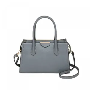 A New Day Zip Faux Leather Closure Satchel Handbag Purse