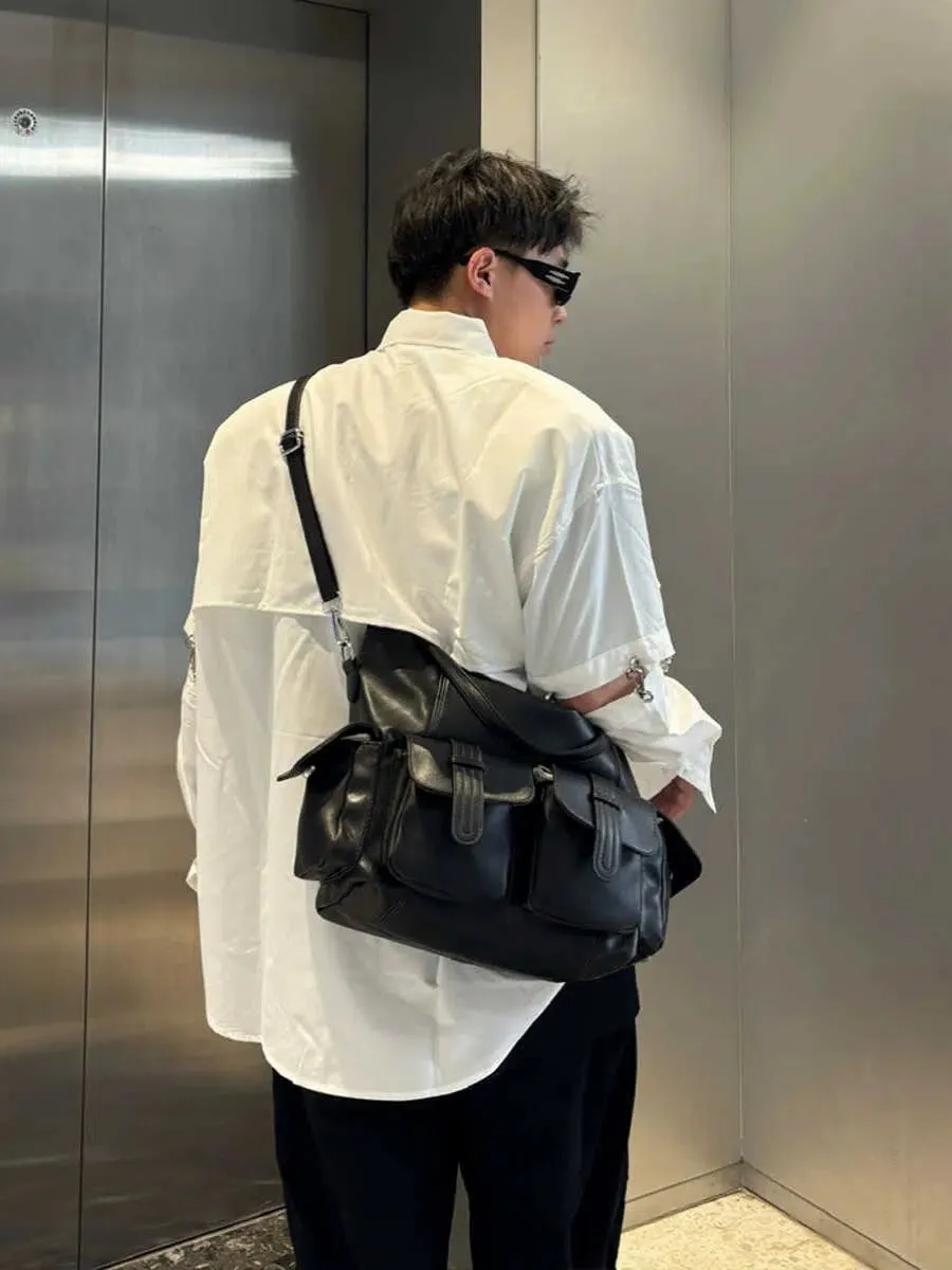 Adjustable Strap Messenger Bag