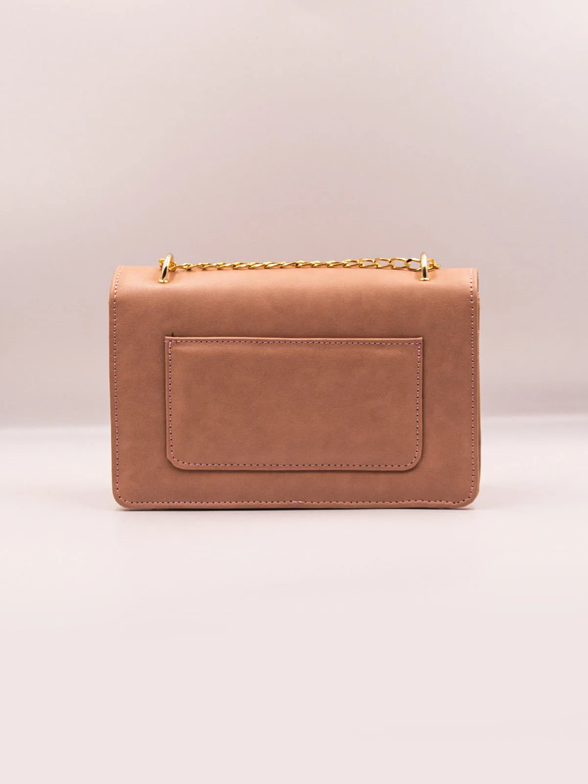 Alexandra Twist Lock Satchel Bag - Peach - FD ⚡