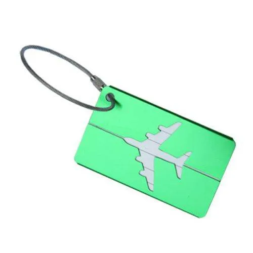 Aluminum Alloy Luggage Tag Tag Luggage Boarding Pass Metal Check-in Tag