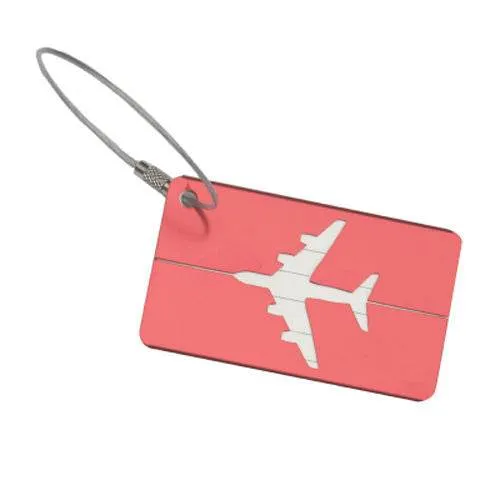 Aluminum Alloy Luggage Tag Tag Luggage Boarding Pass Metal Check-in Tag