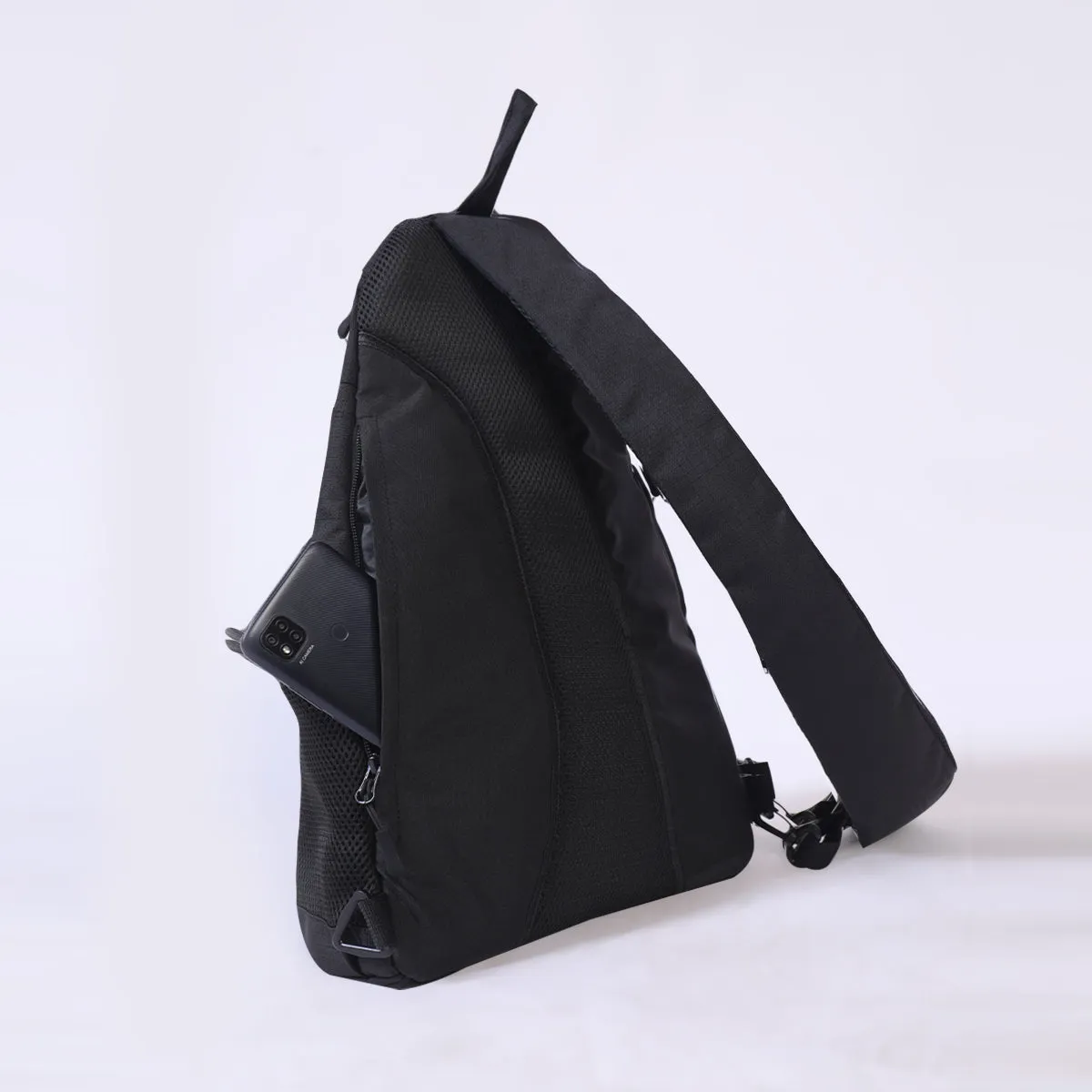 Anti-Theft Crossbody Bag - Black