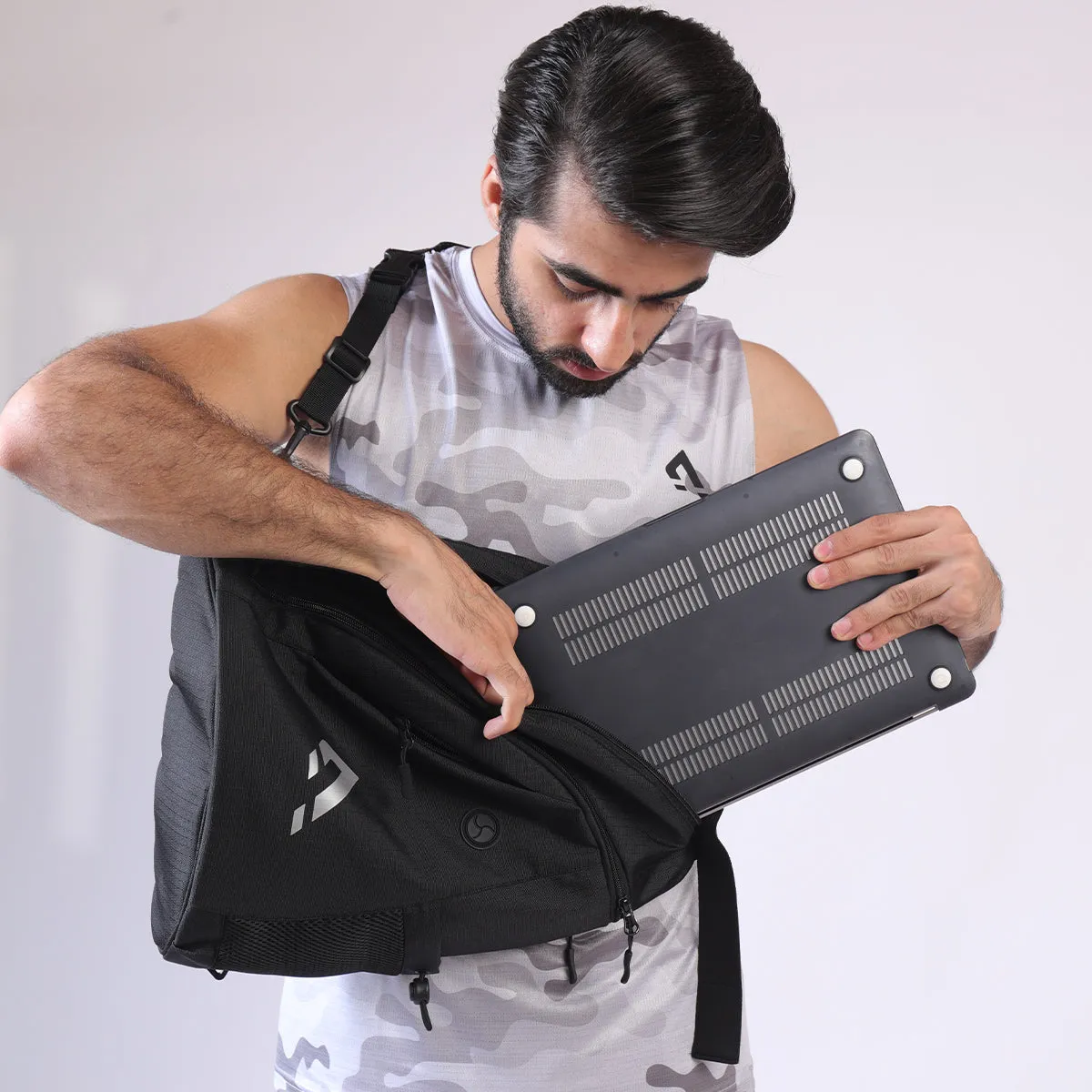 Anti-Theft Crossbody Bag - Black