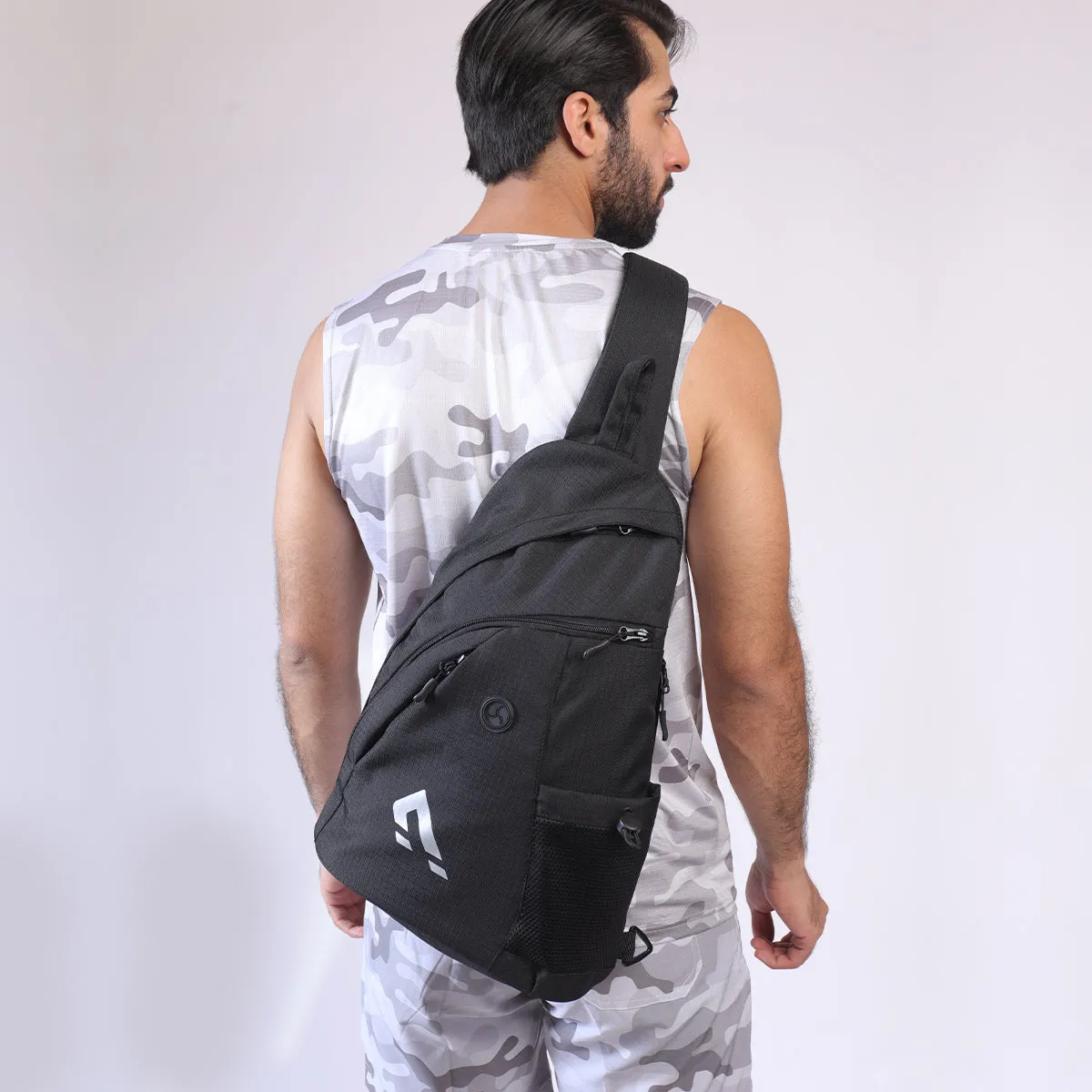 Anti-Theft Crossbody Bag - Black