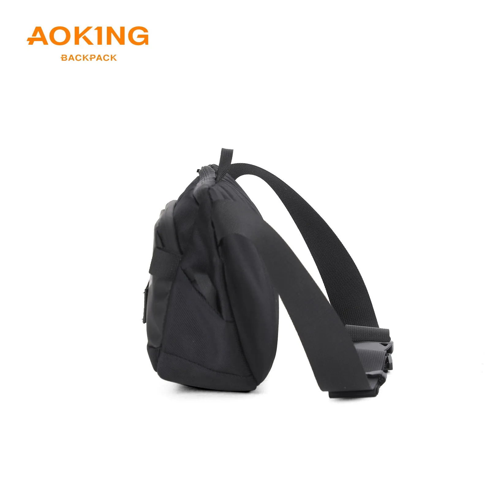 Aoking Black Fashion Men Waterproof Crossbody Sling Bag XY3075