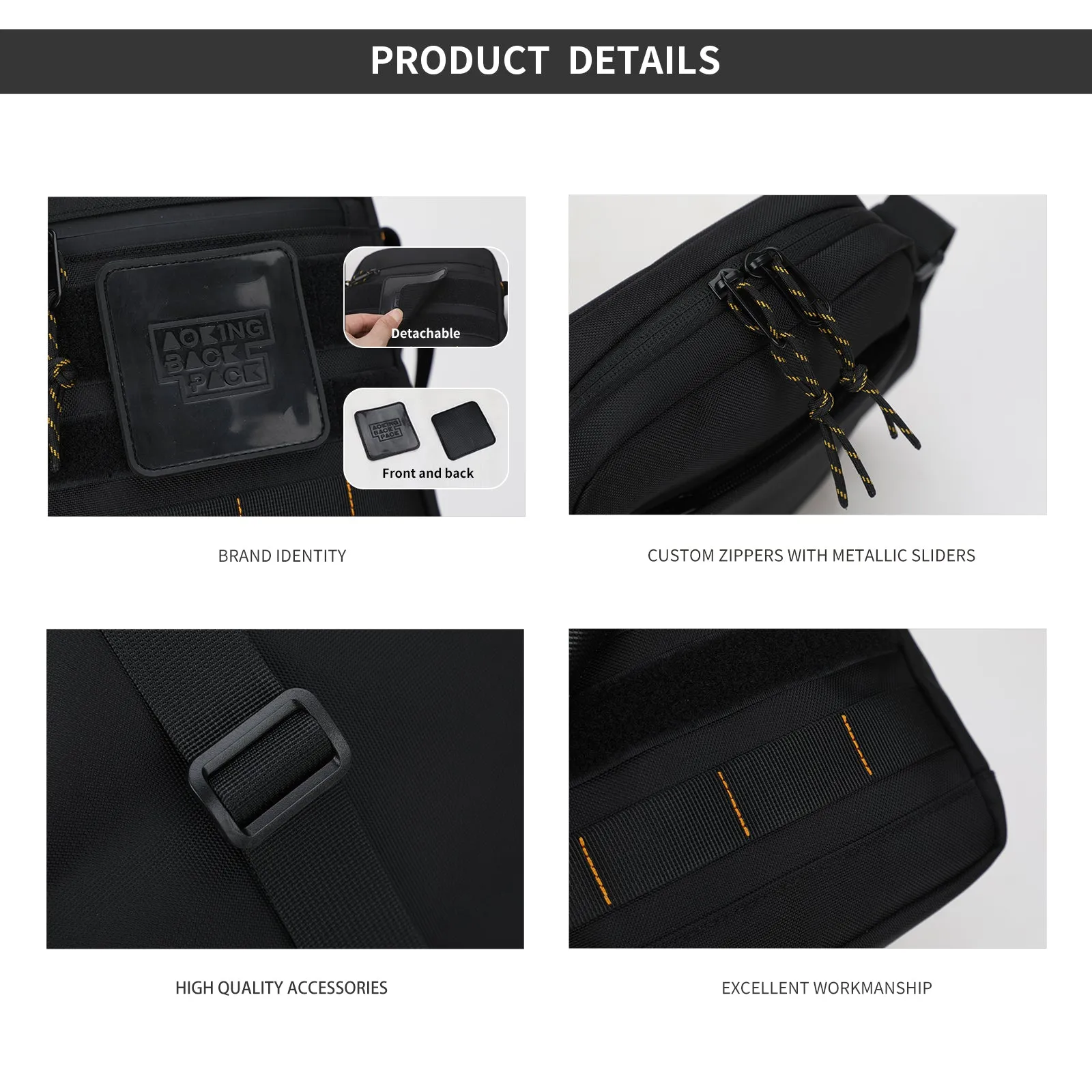 Aoking Durable Large Capacity Cross-Body Shoulder Bag XK3056