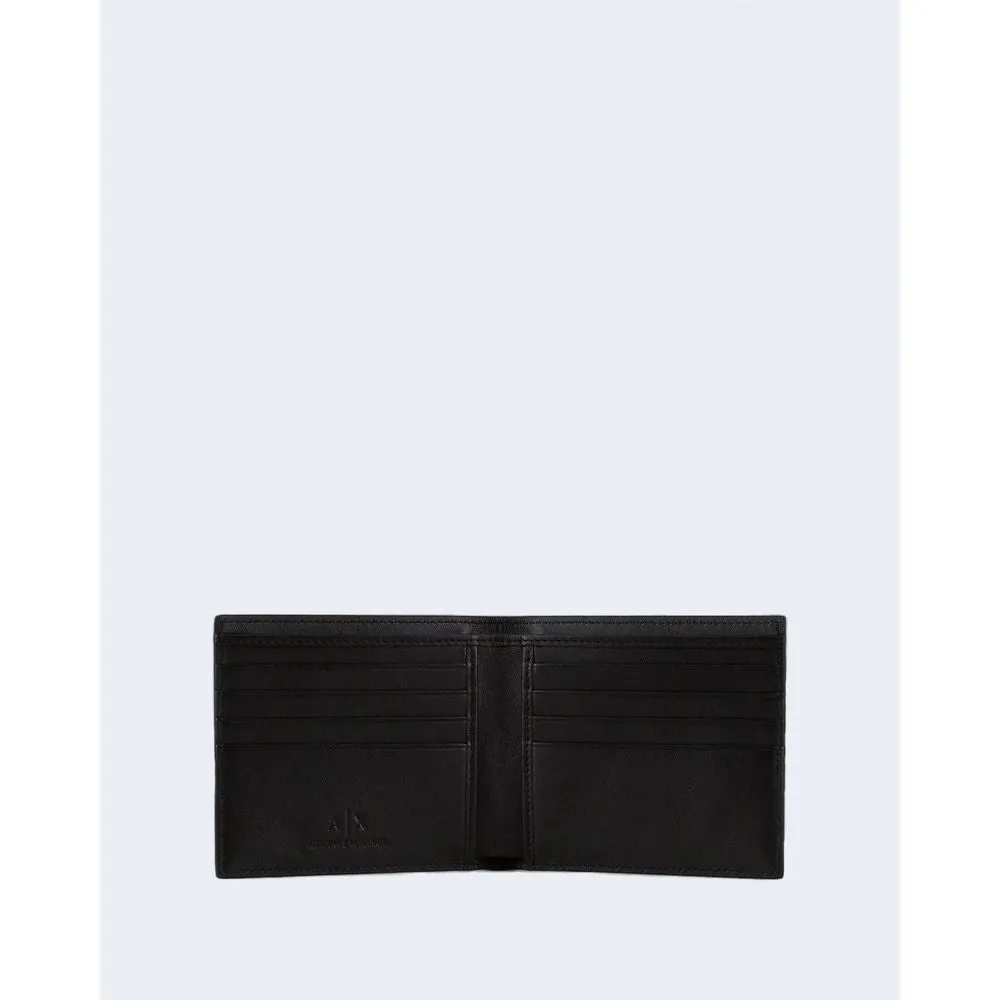 Armani Exchange Black Leather Wallet