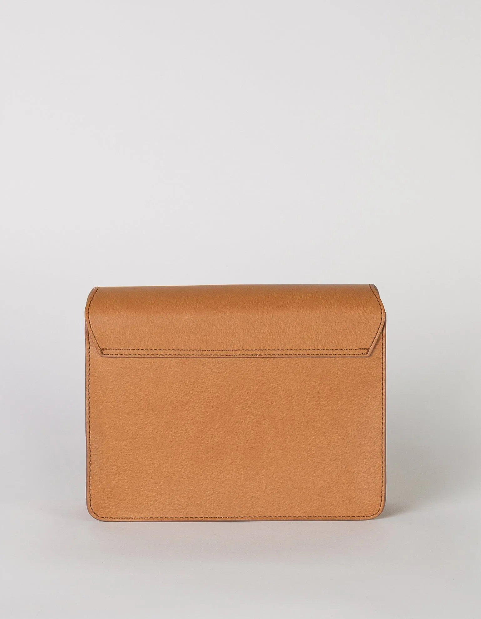 Audrey Apple Leather Vegan Crossbody | Brown