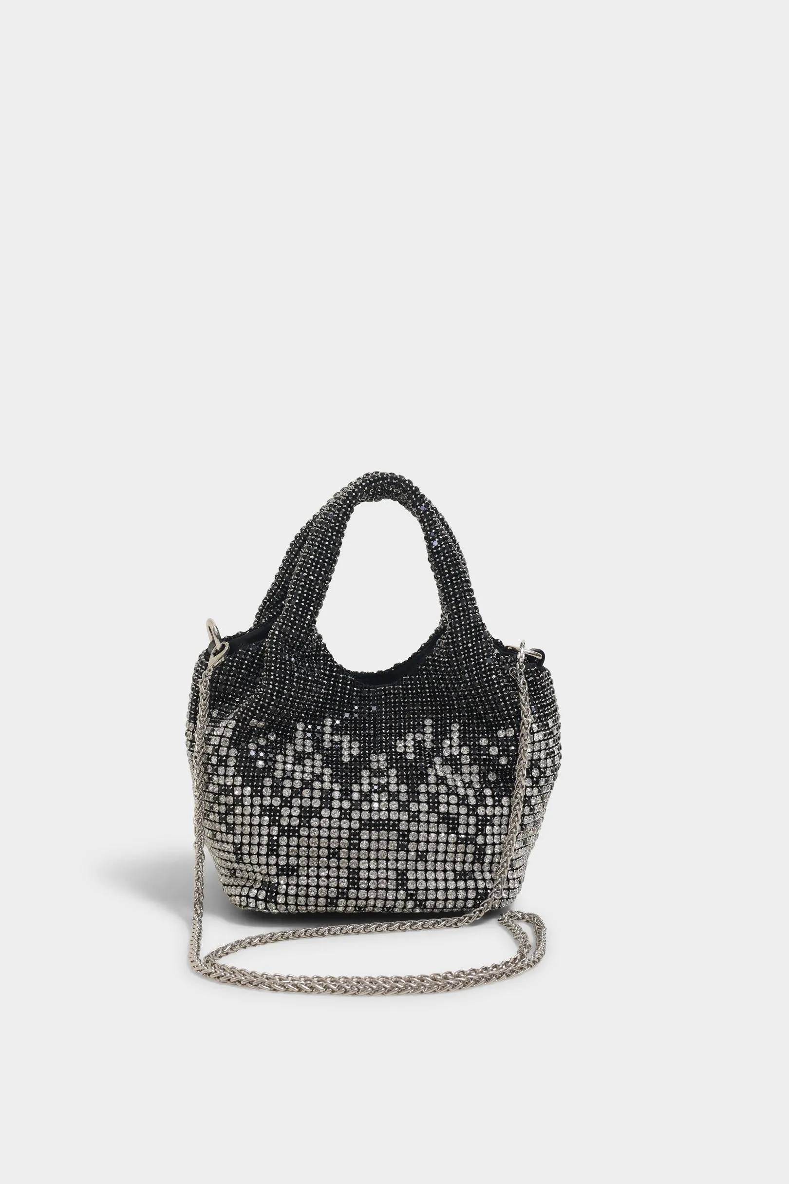 Aura black bucket bag