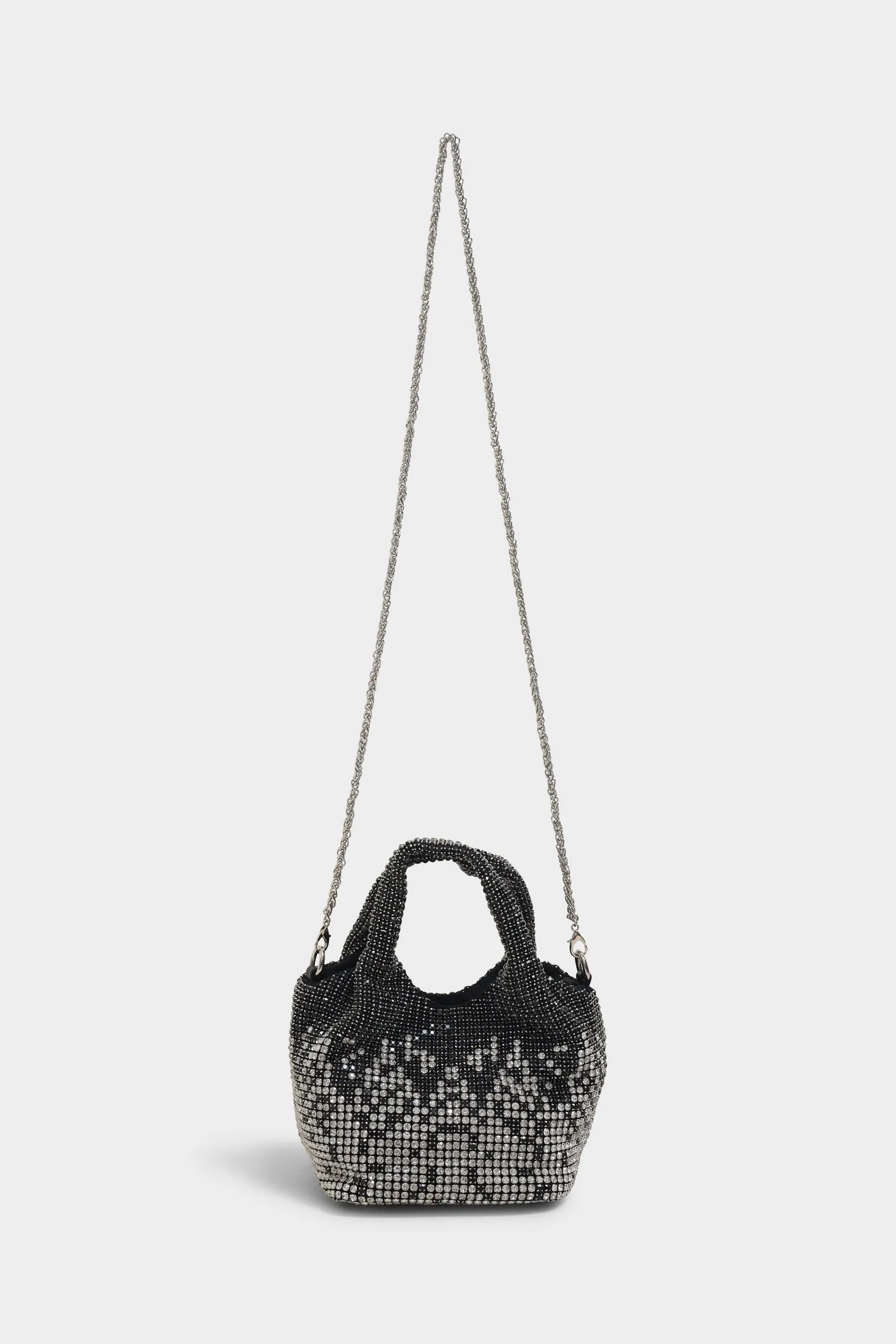 Aura black bucket bag