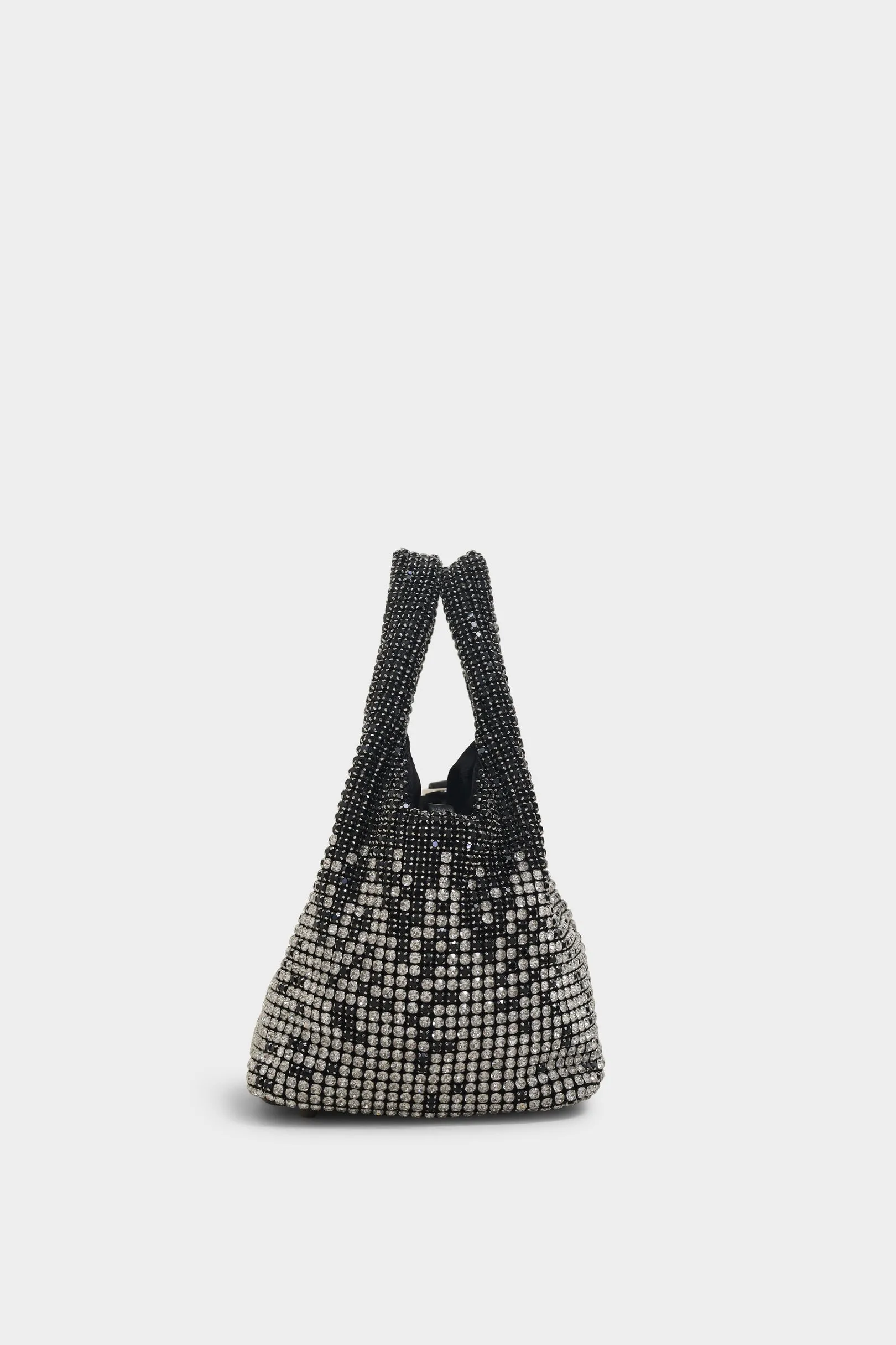 Aura black bucket bag