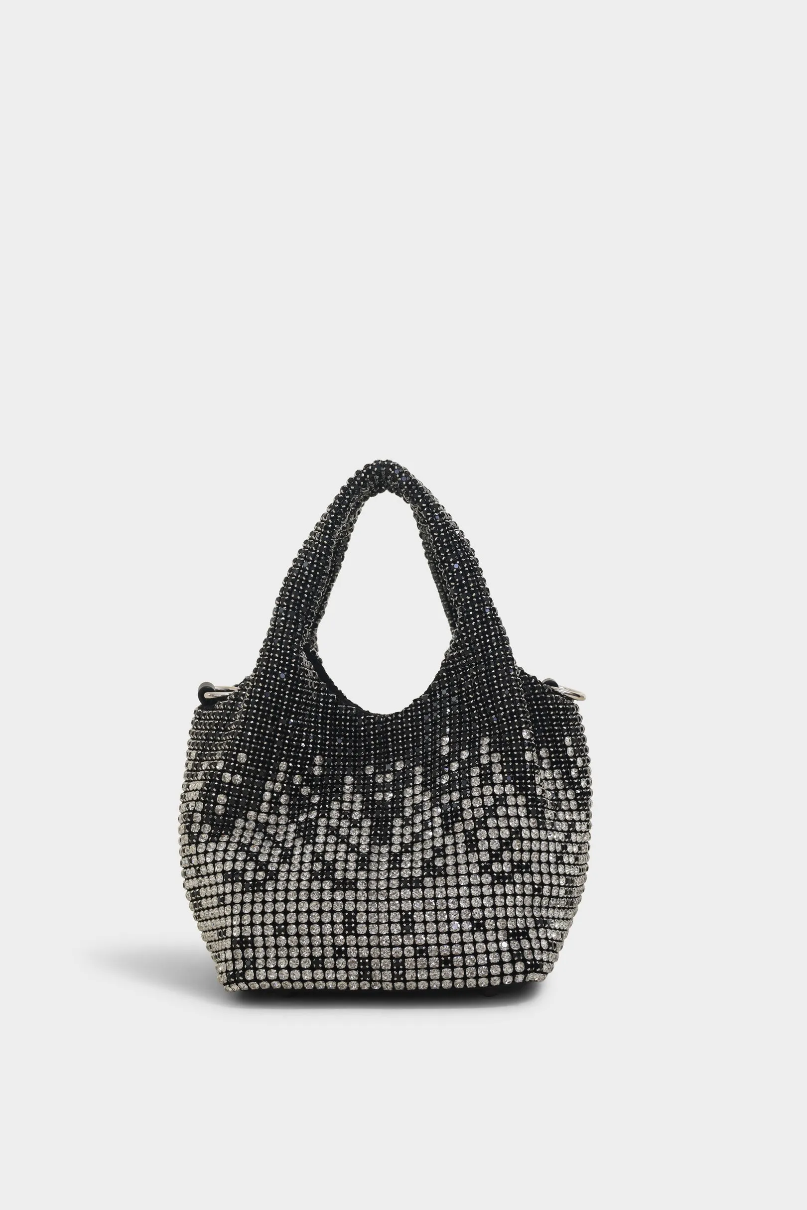 Aura black bucket bag